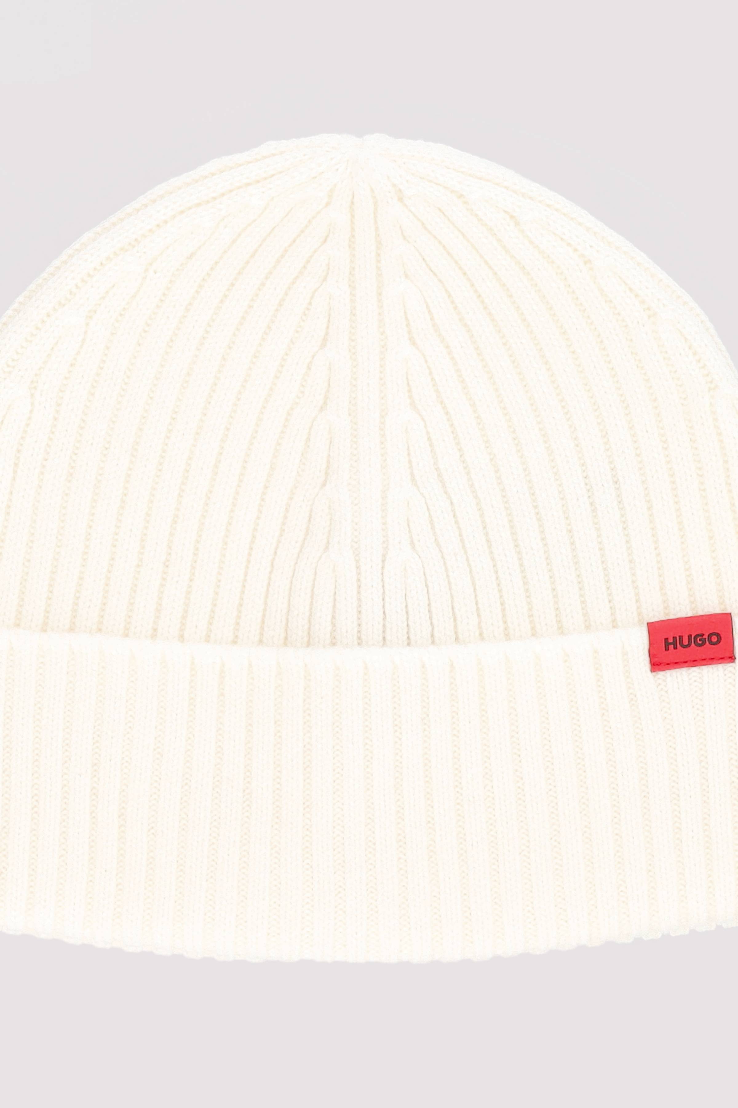 Weiße HUGO Basecap mit Logo