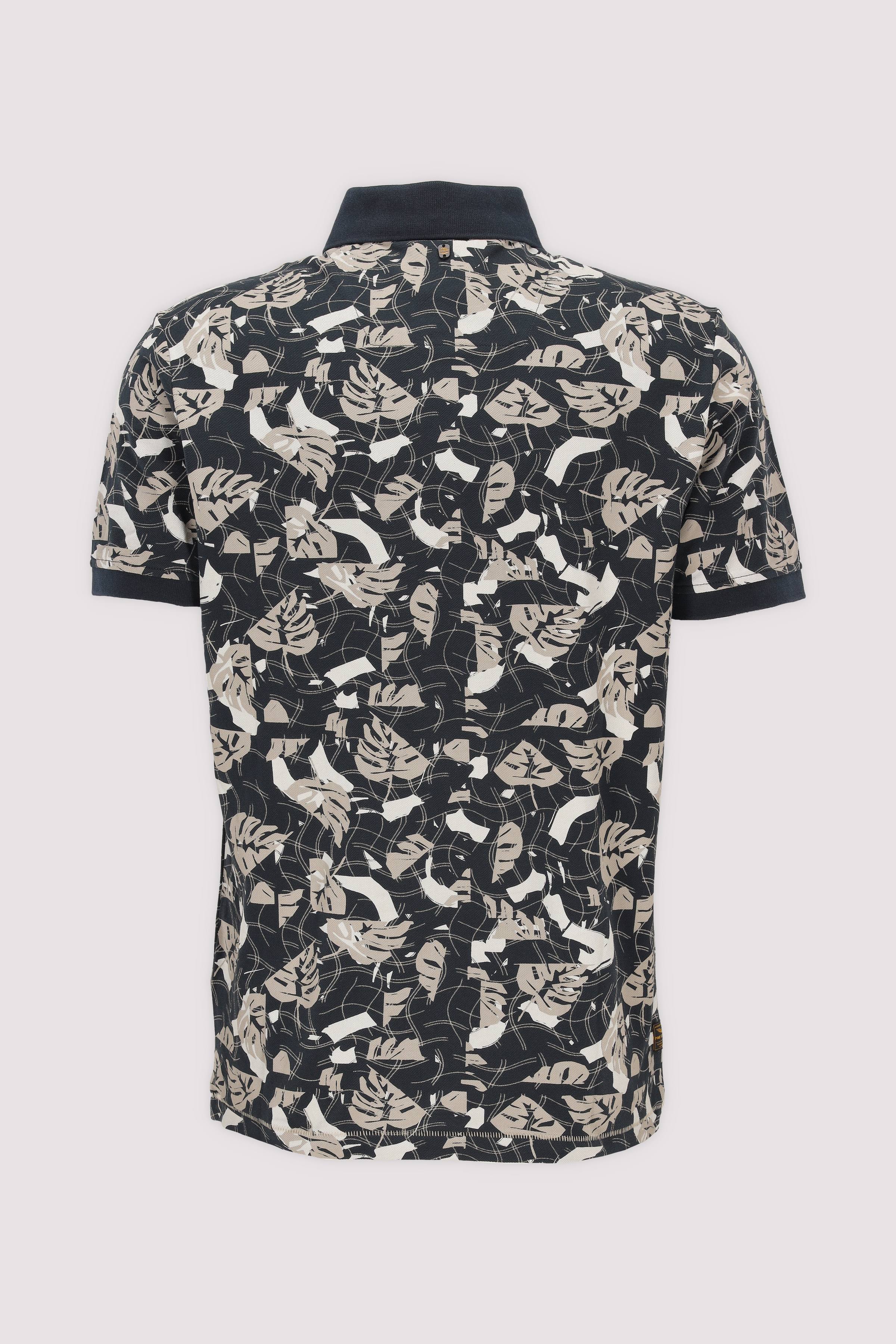 Short sleeve polo printed fine