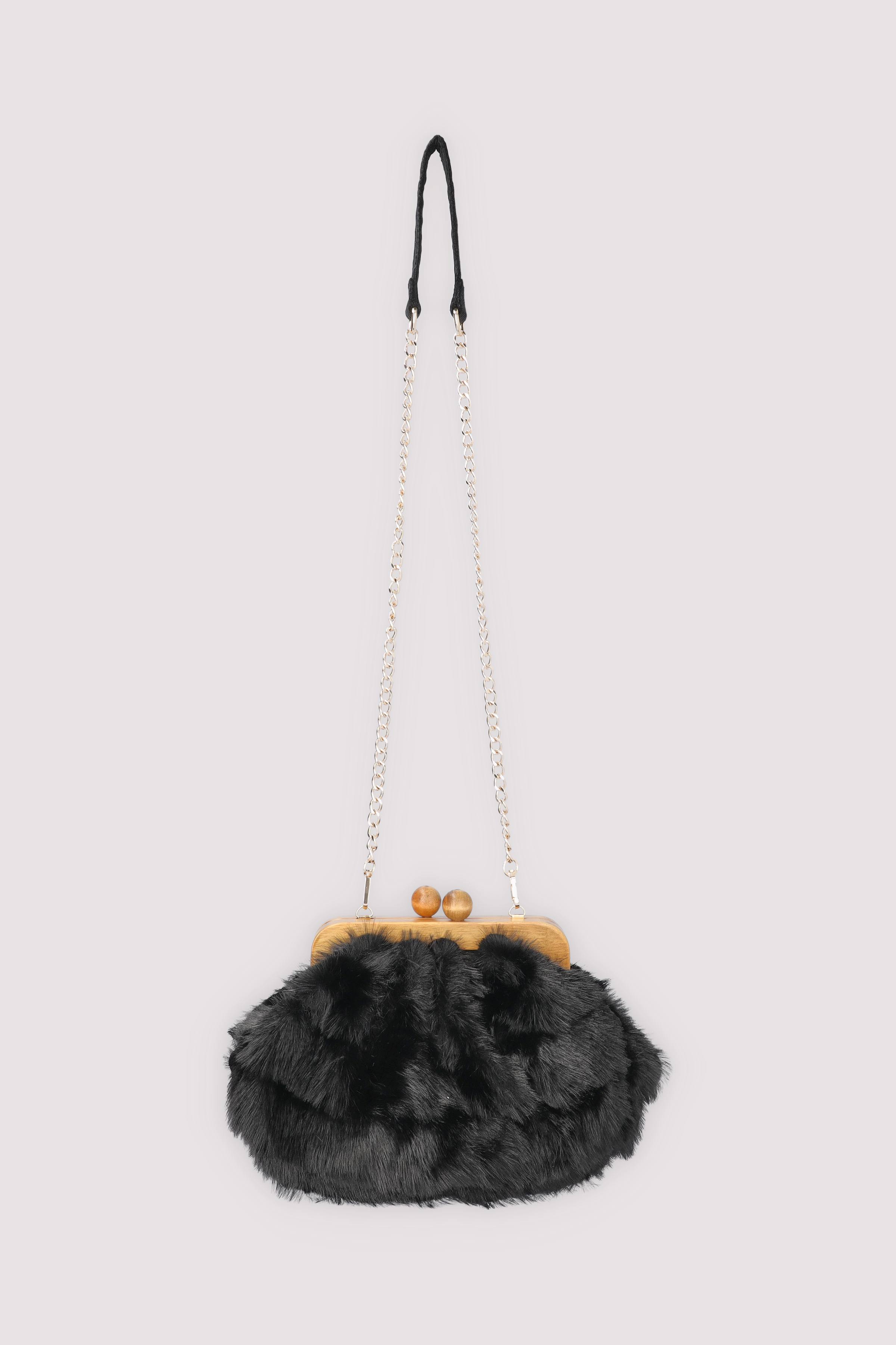 Crazy Lou - Crazy Lou Clutch schwarz, elegant