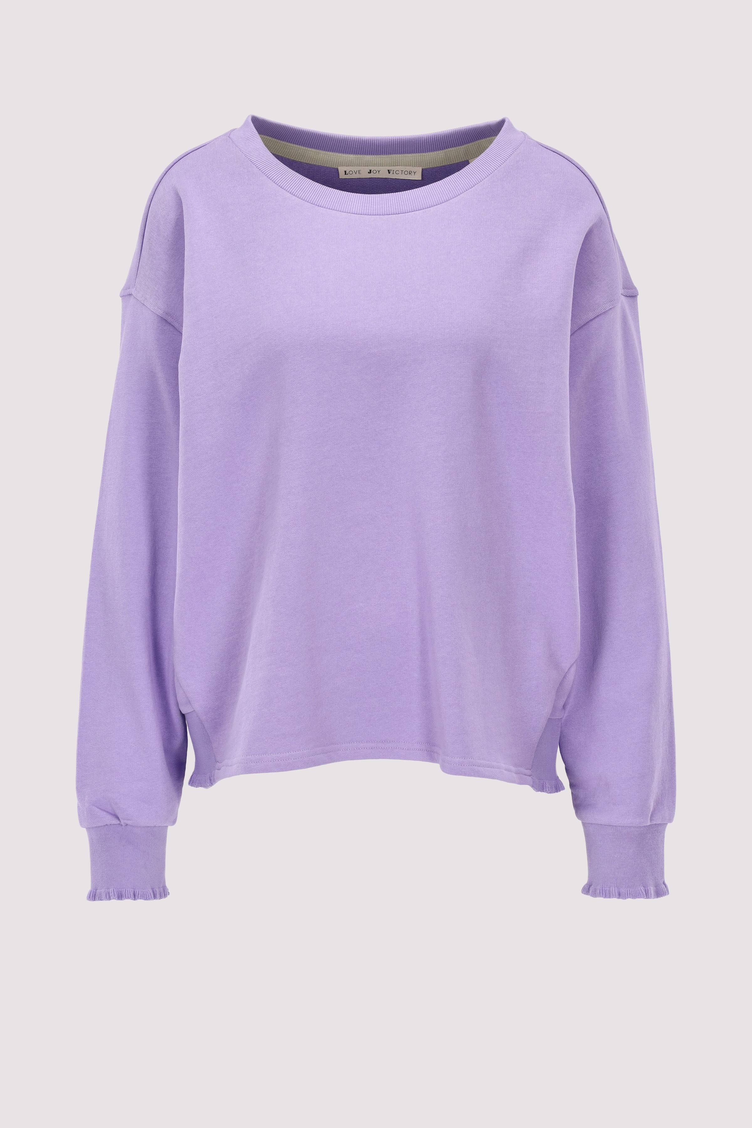 Sweatshirt with ruffles