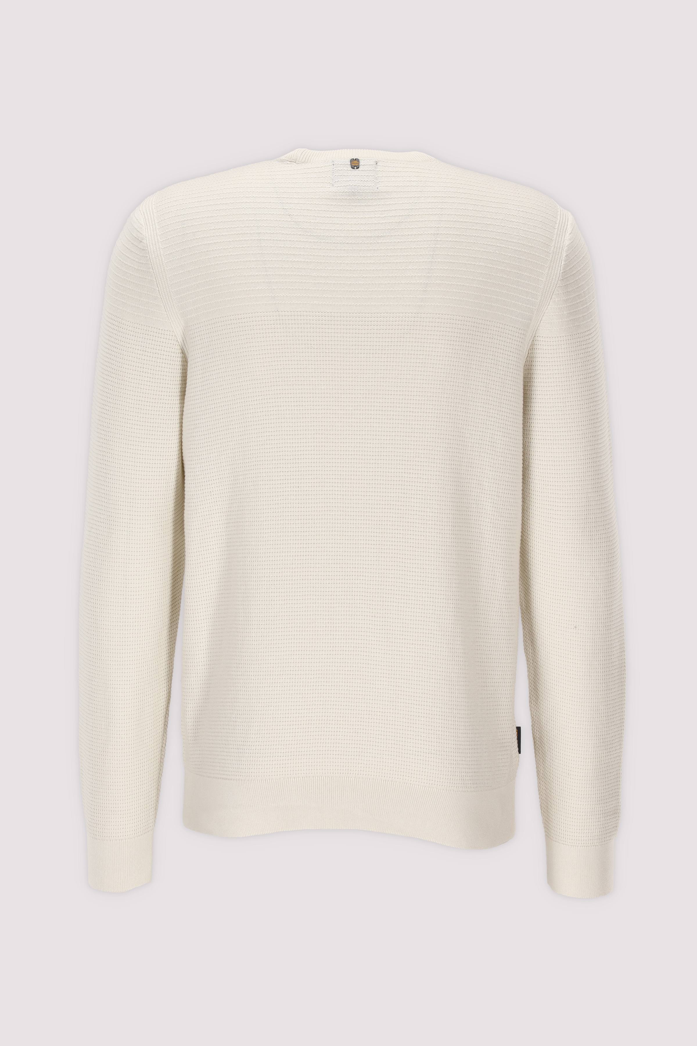 PME Legend - PME Legend Rundhalspullover beige