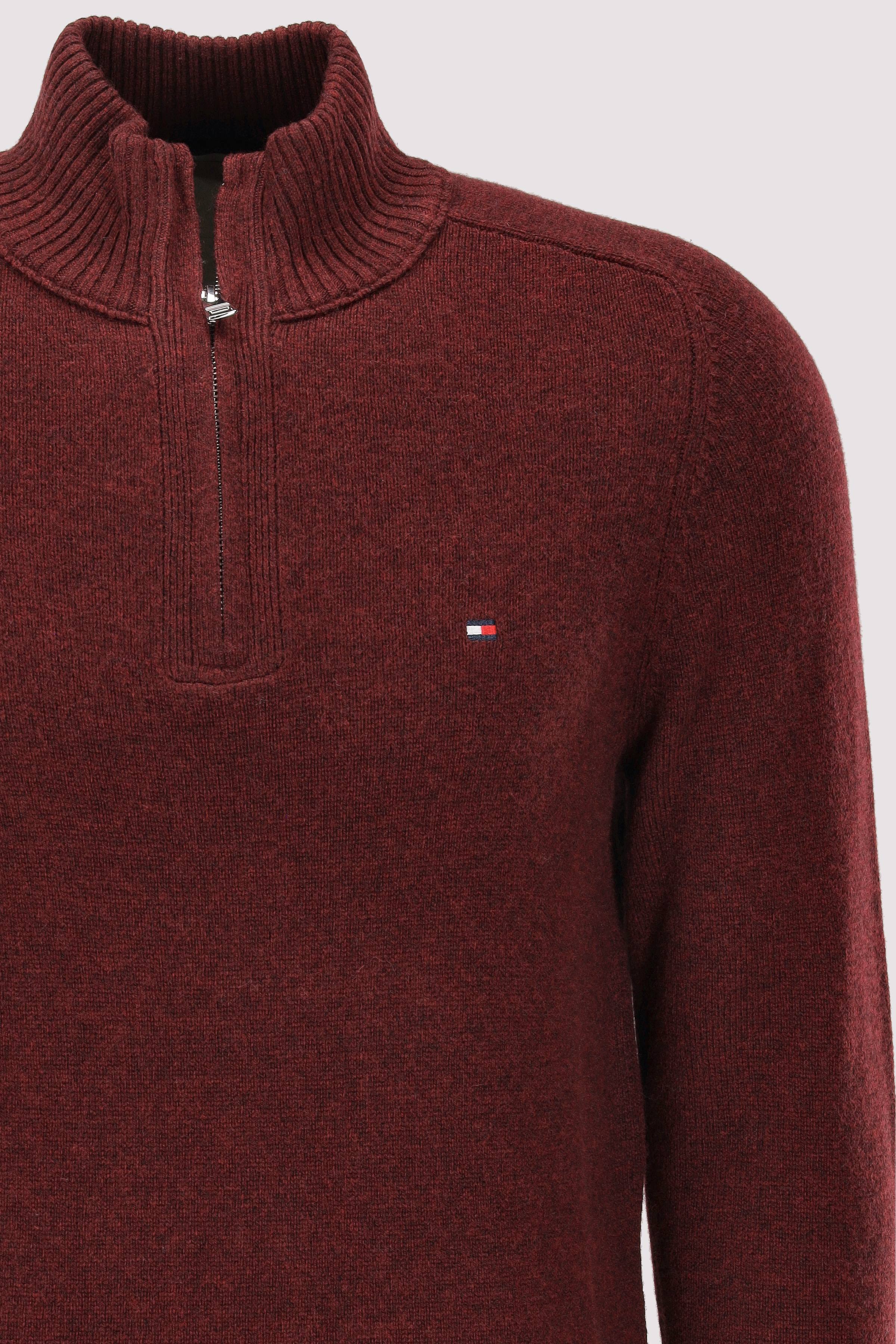Tommy Hilfiger - Tommy Hilfiger Half-Zip-Pullover lila