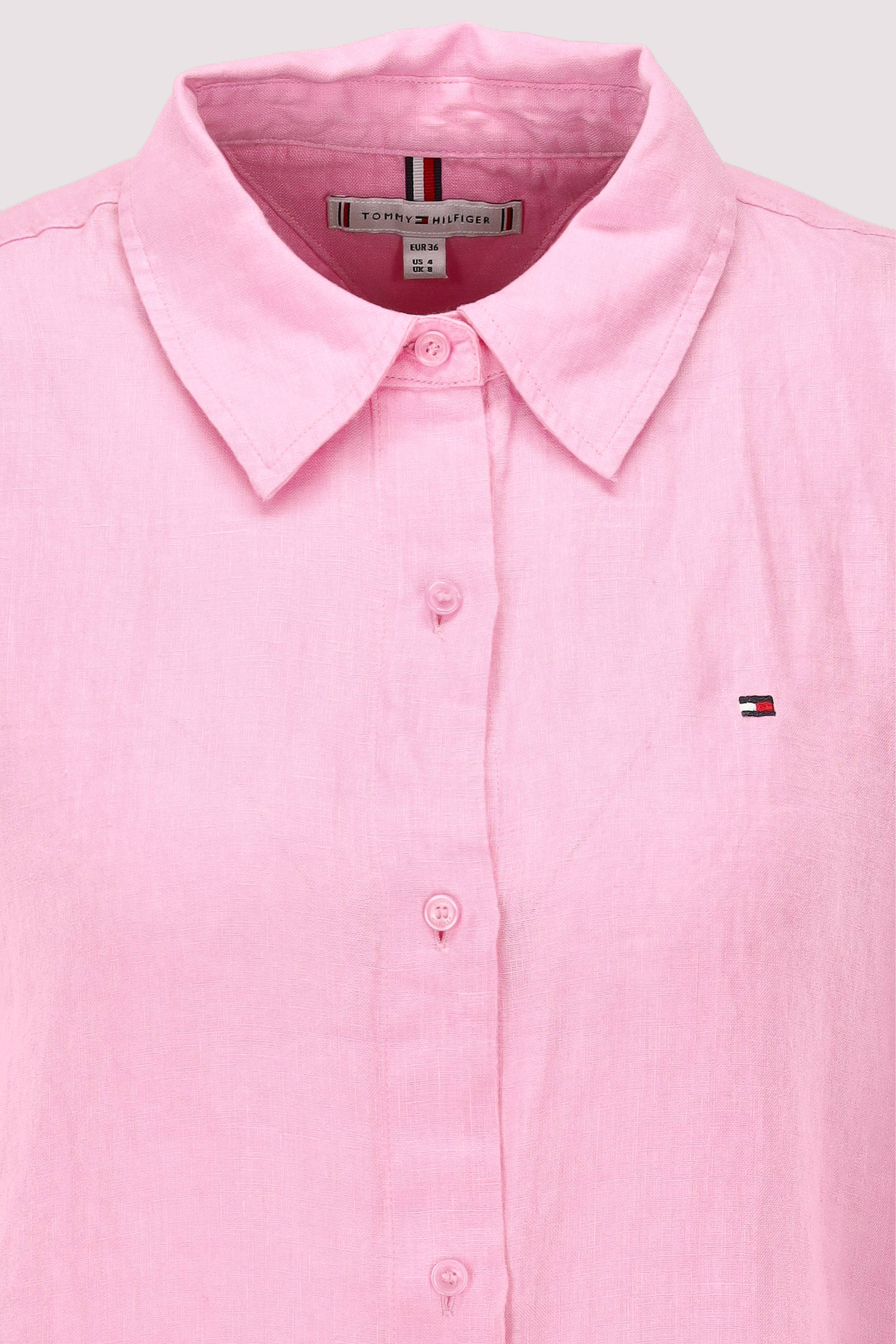 Tommy Hilfiger - Tommy Hilfiger Leinenbluse Pink Damen