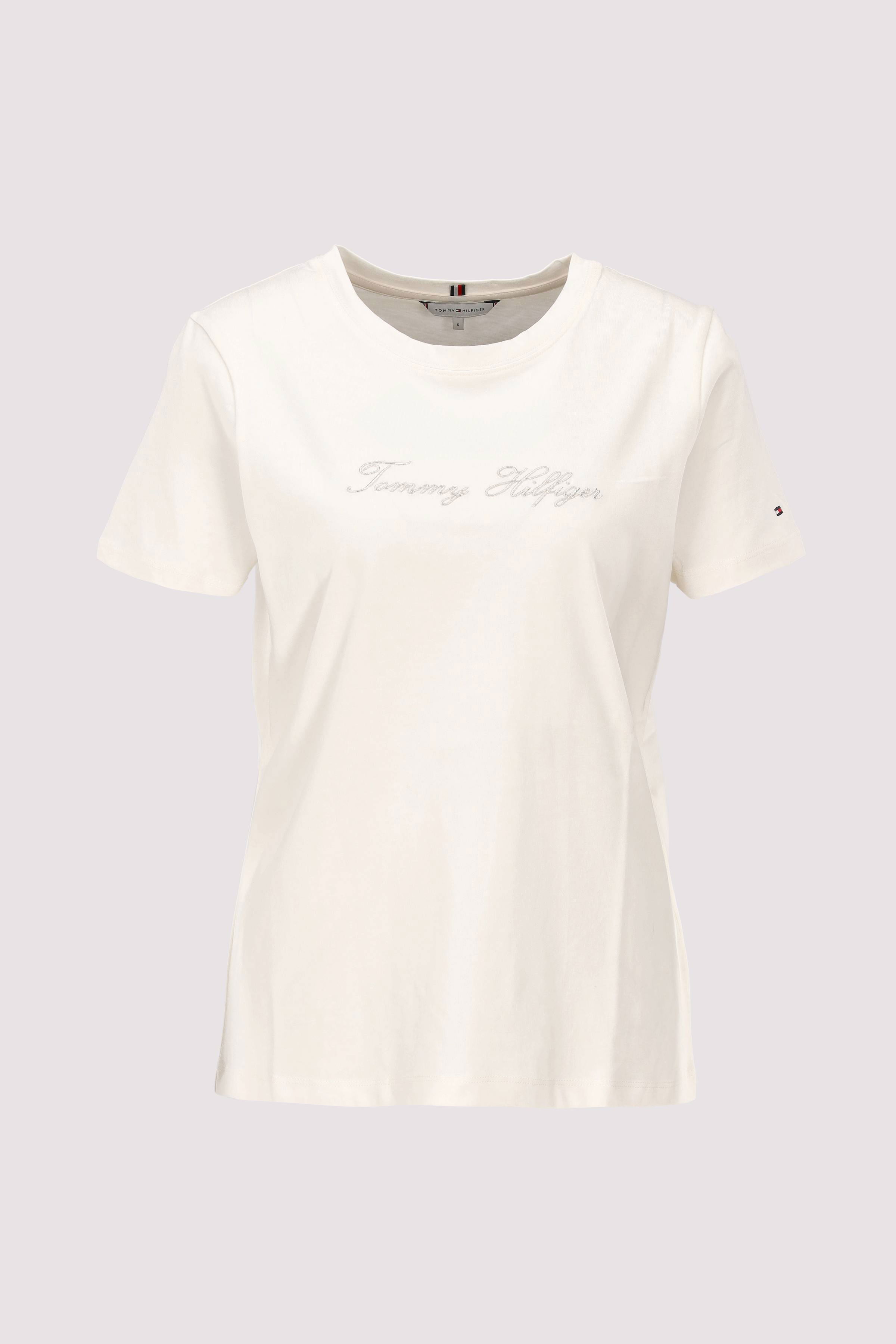 LUREX SCRIPT REG C-NK SS TEE