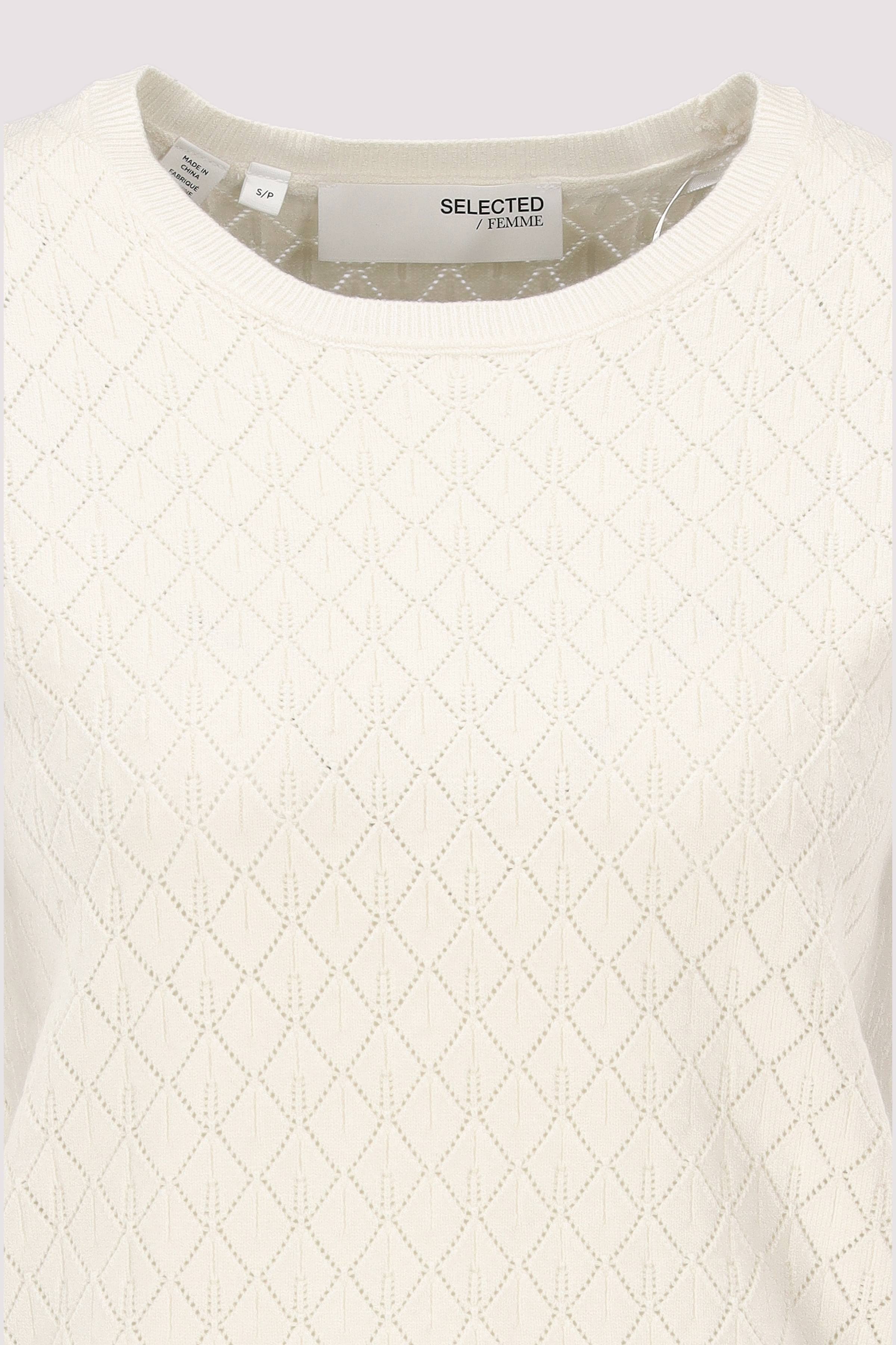 Selected - SLFHELEN 2/4 KNIT O-NECK