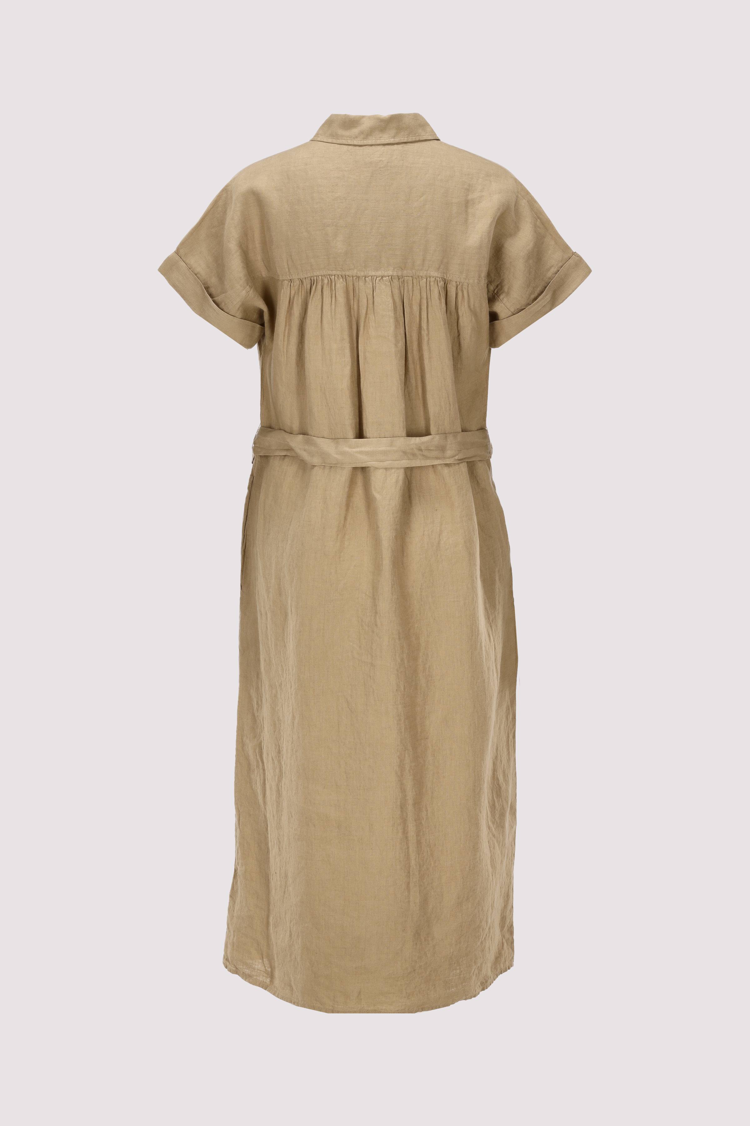 Tommy Hilfiger - ESS LINEN S/S MIDI SHIRT DRESS Tommy Hilfiger - ESS LINEN S/S MIDI SHIRT DRESS