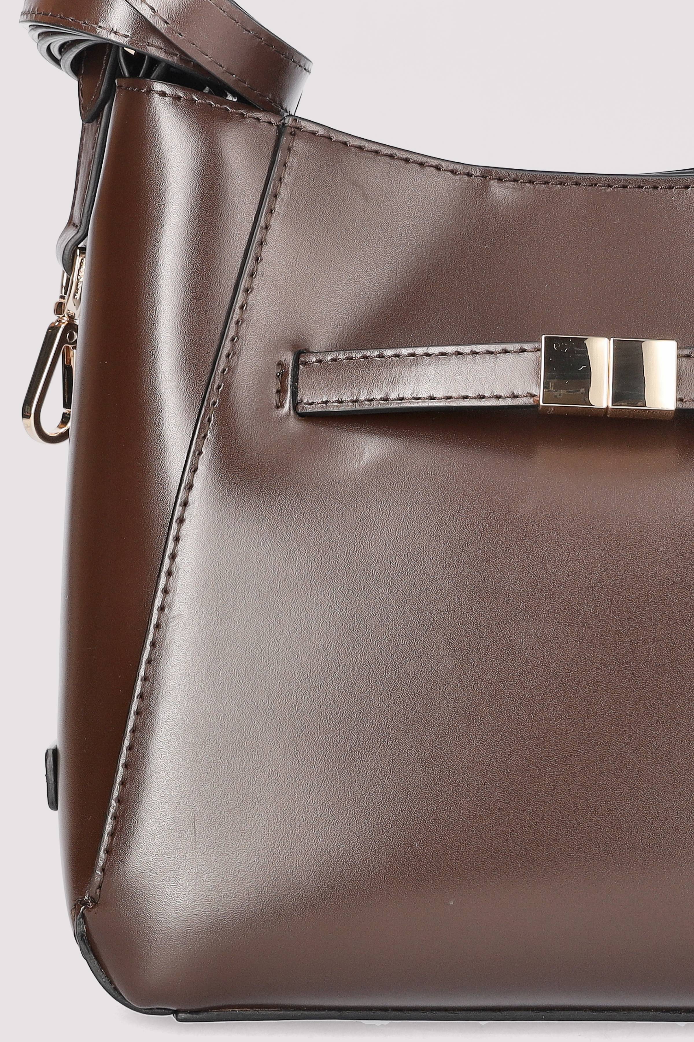 Marc O'Polo Lederhandtasche braun