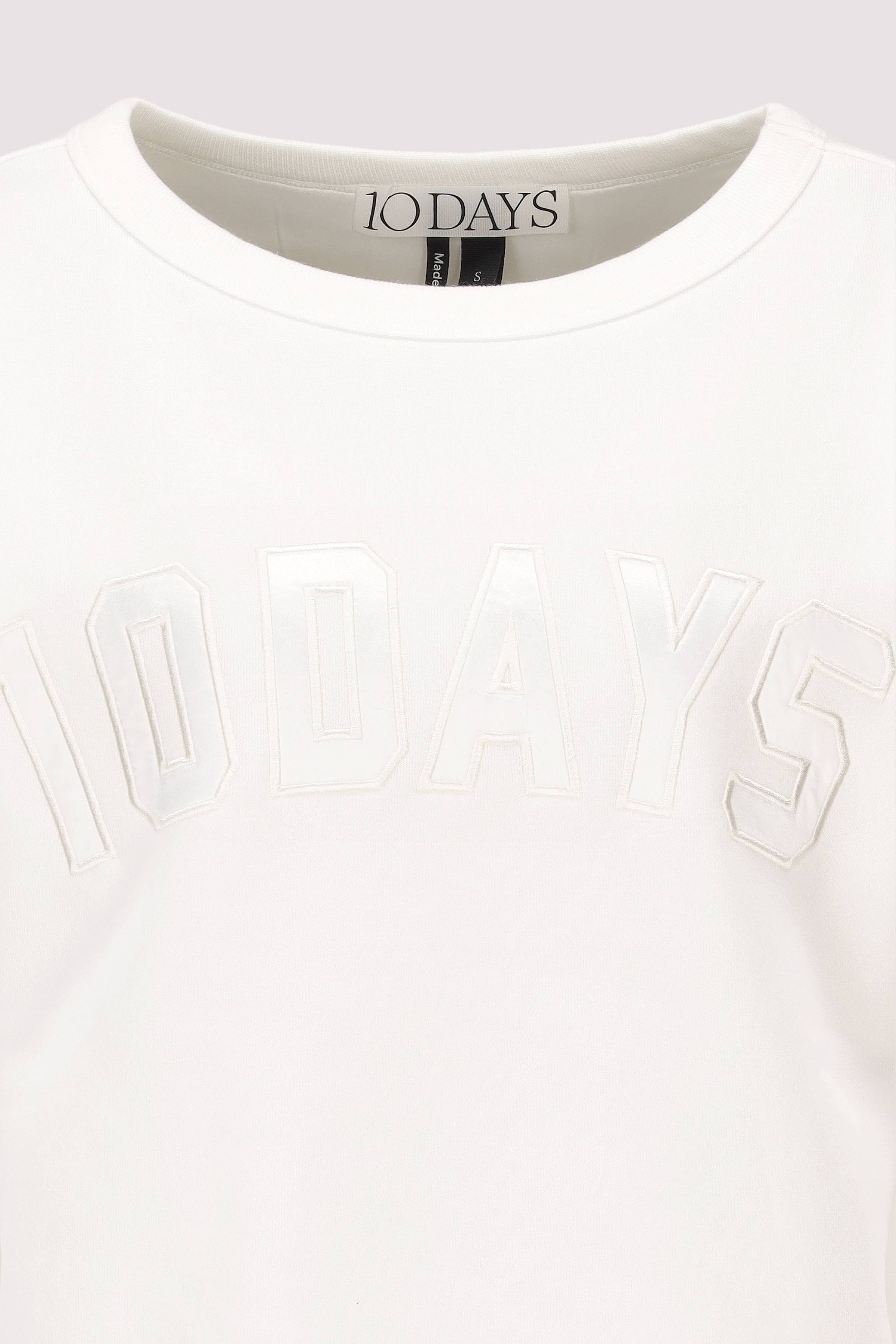 10Days - 10Days Damen Sweatshirt in Ecru