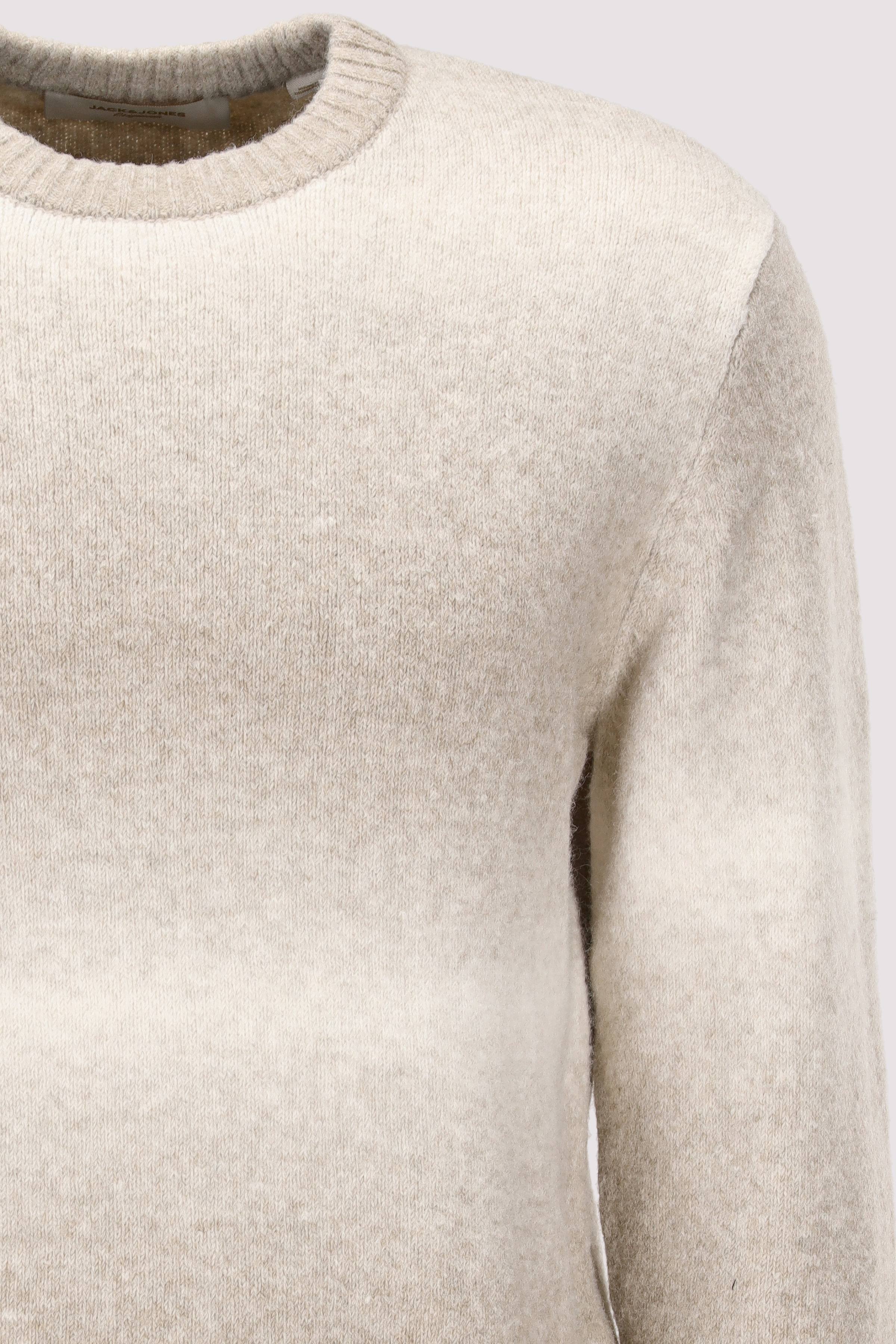 Jack and Jones - Jack and Jones Rundhalspullover grau