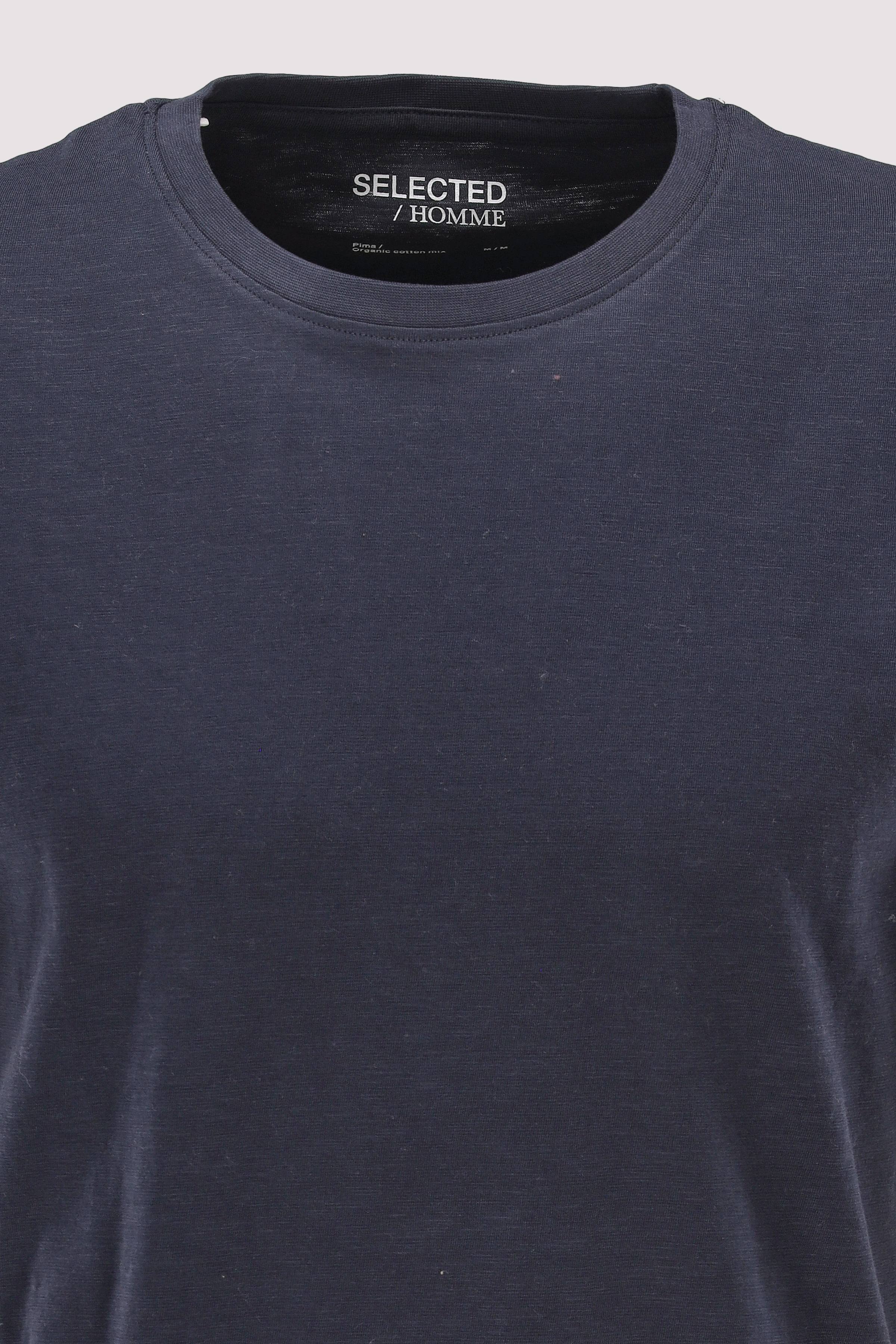 Selected - SLHASPEN SLUB SS O-NECK TEE NO