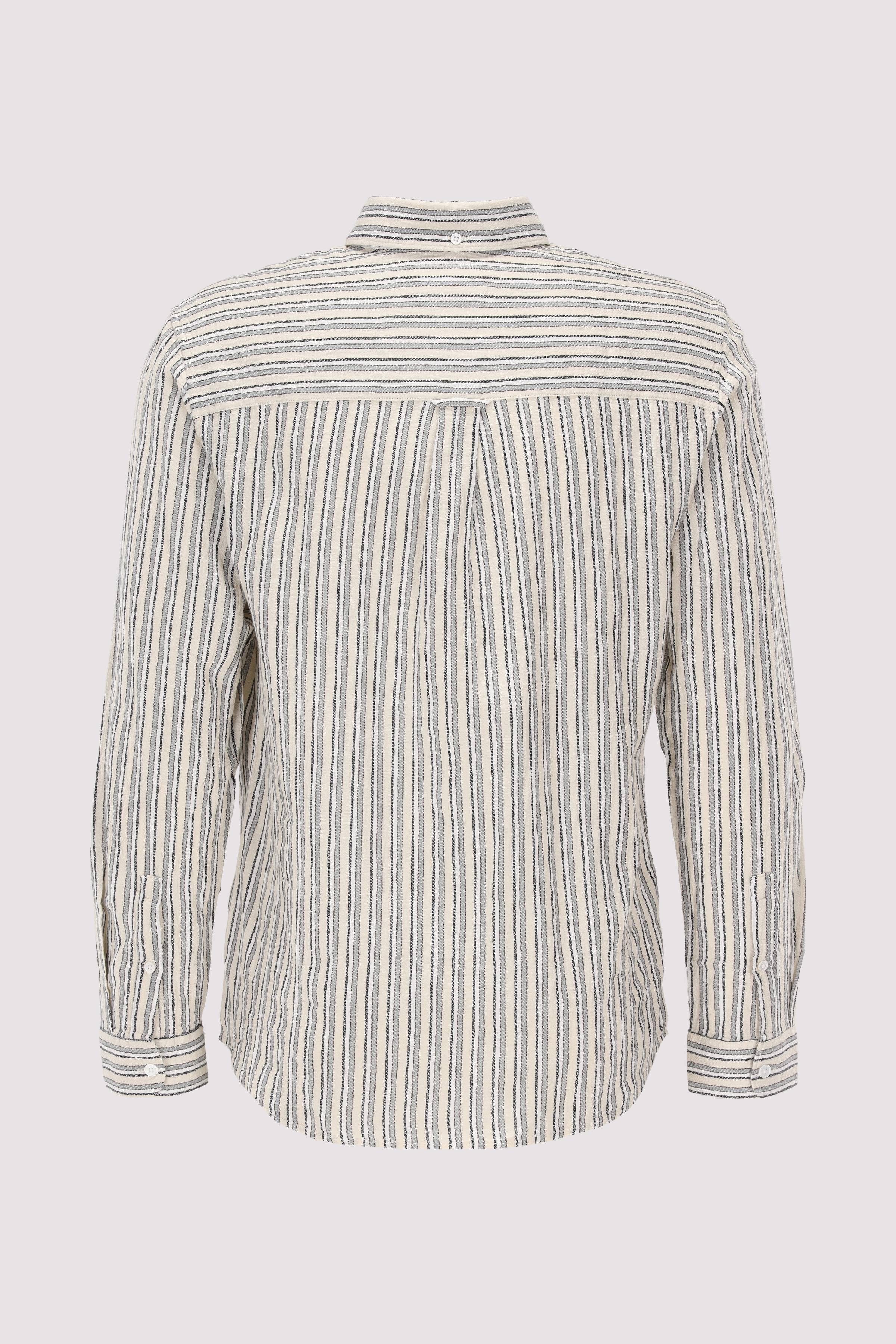 crinkle stripe shirt
