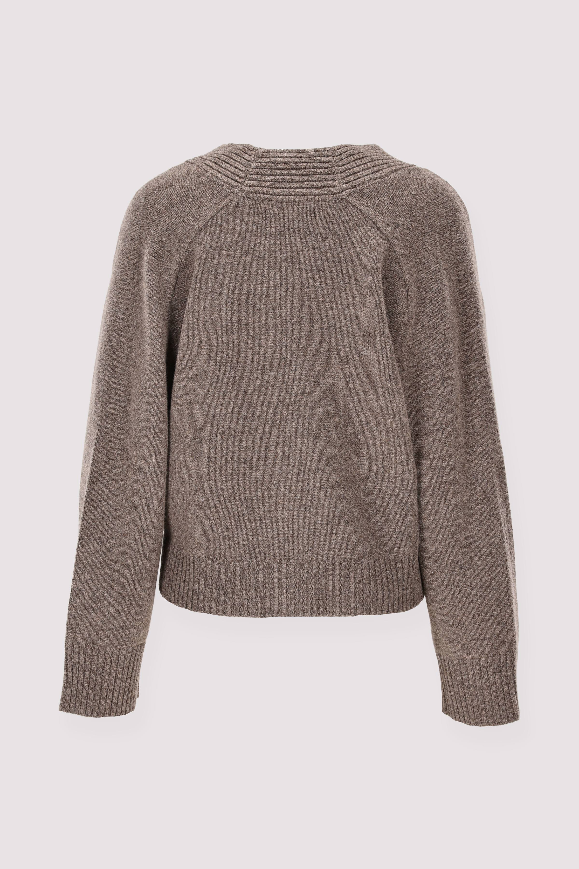 Kurze Strickjacke braun Tommy Hilfiger