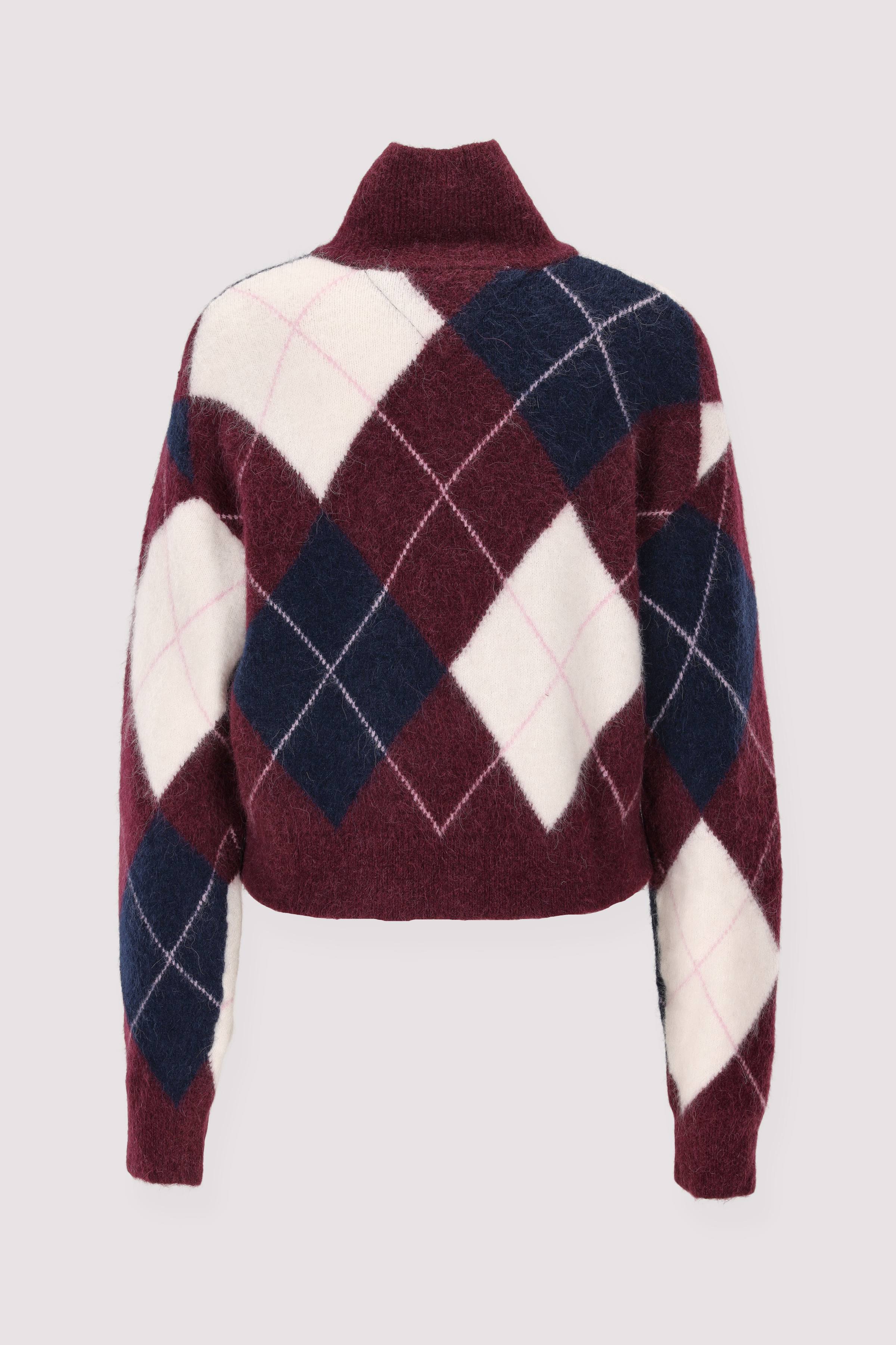 Tommy Hilfiger Half-Zip-Pullover lila