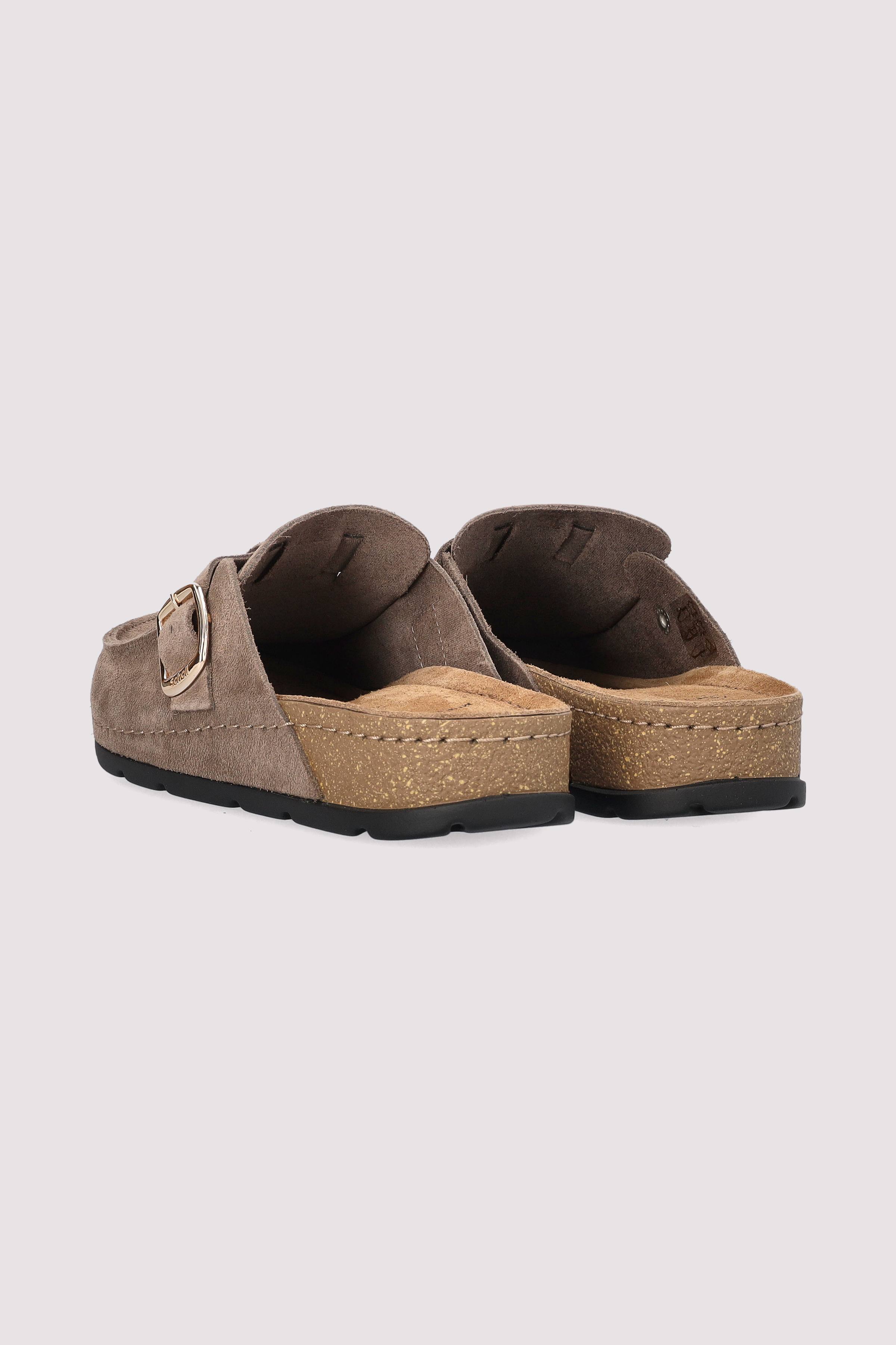 Scholl - Scholl Komfort Leder-Sandale Taupe