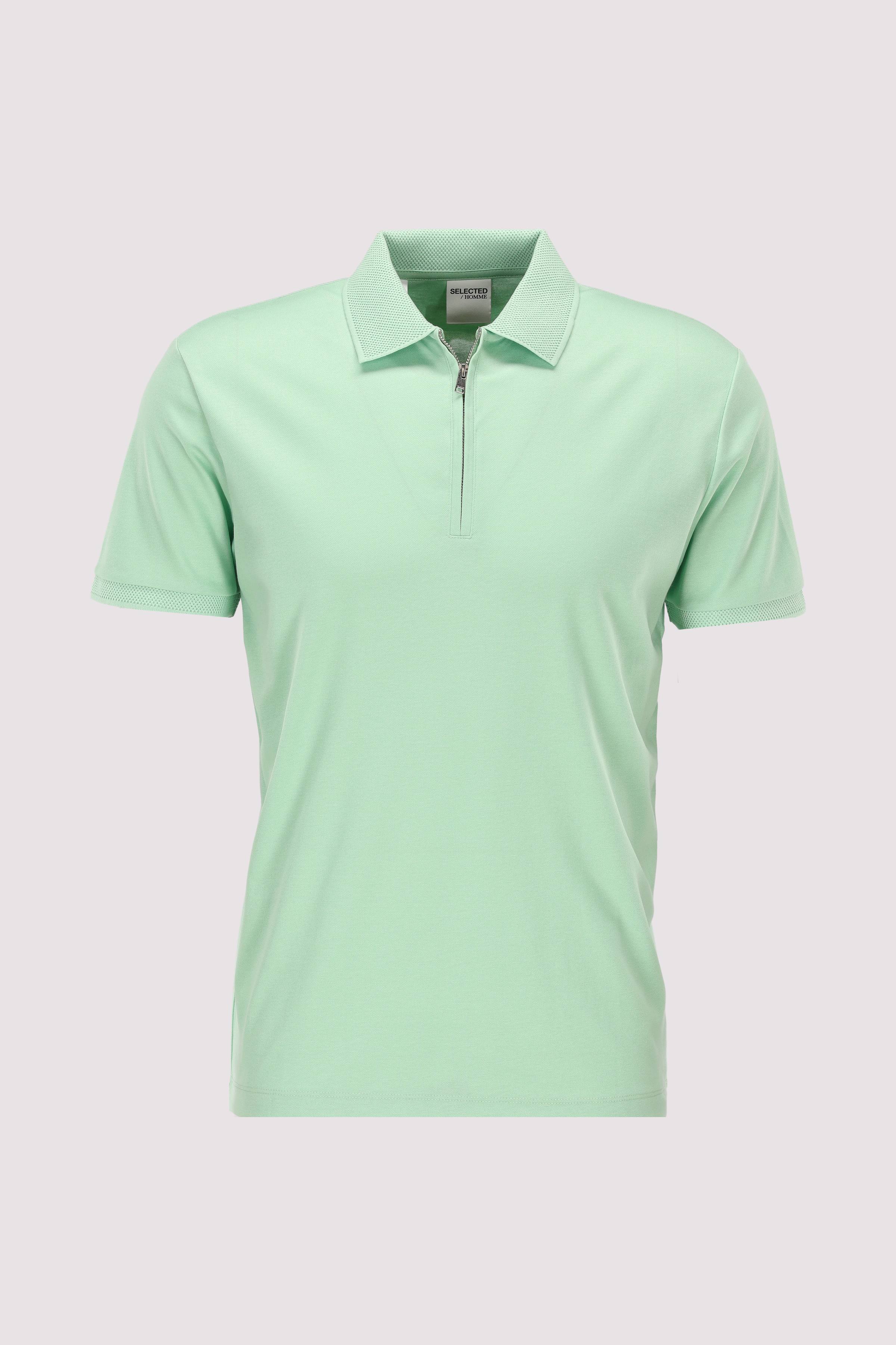 SLHFAVE ZIP SS POLO NOOS