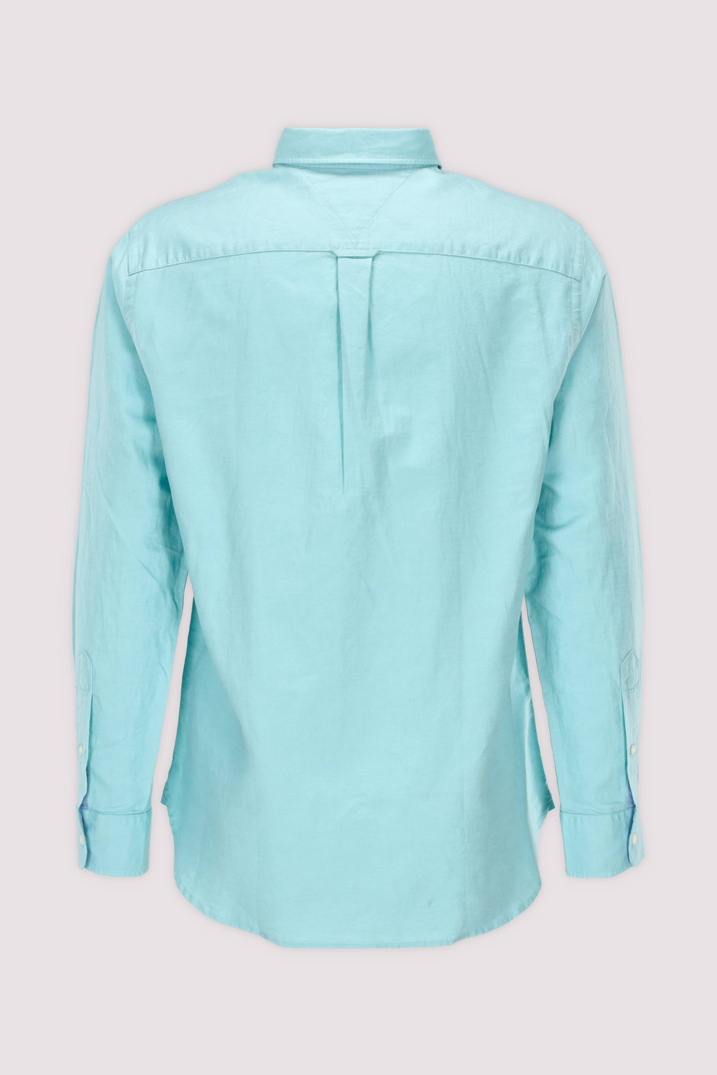 Tommy Hilfiger Leinenhemd Blau