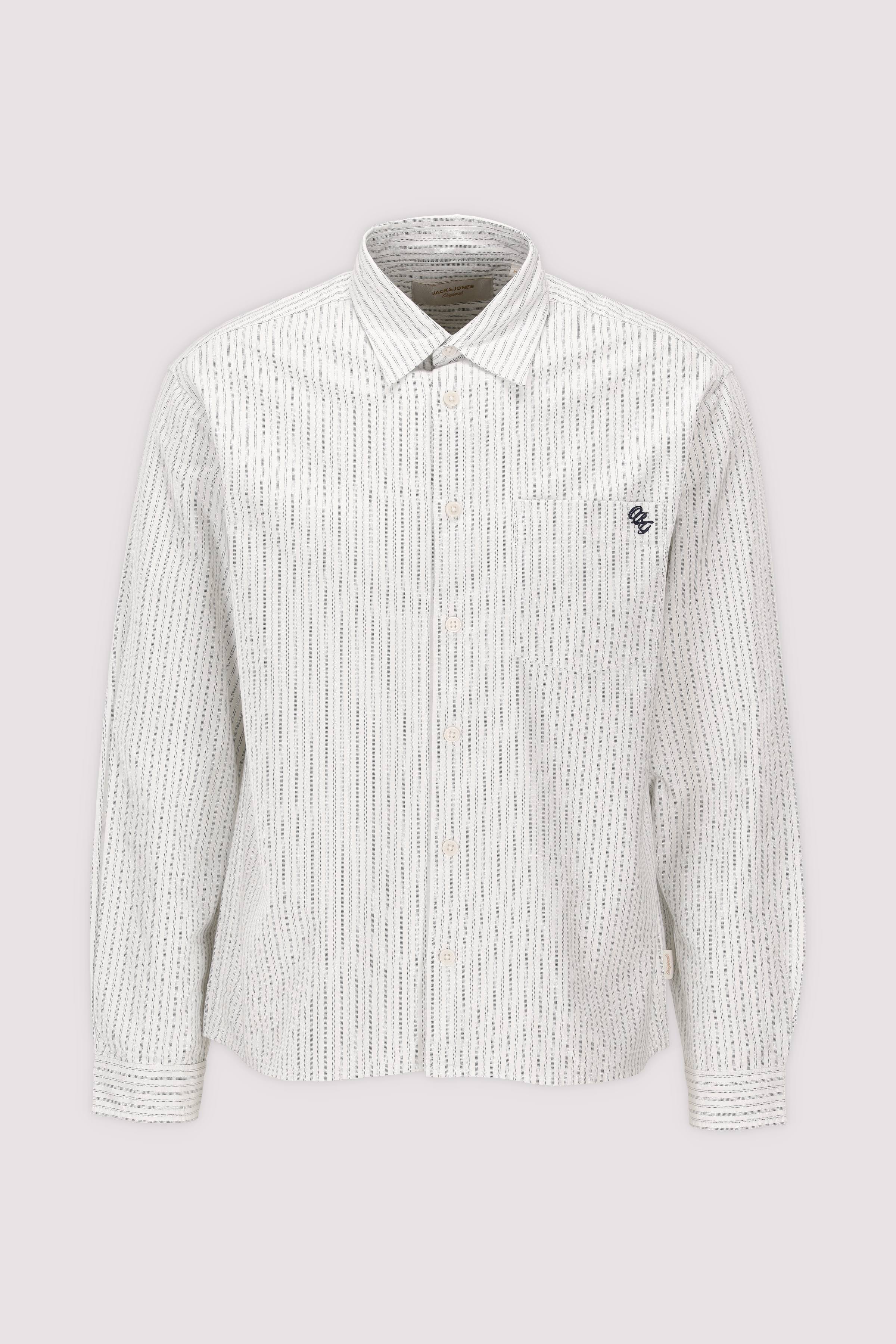 Jack and Jones gestreiftes Langarmhemd