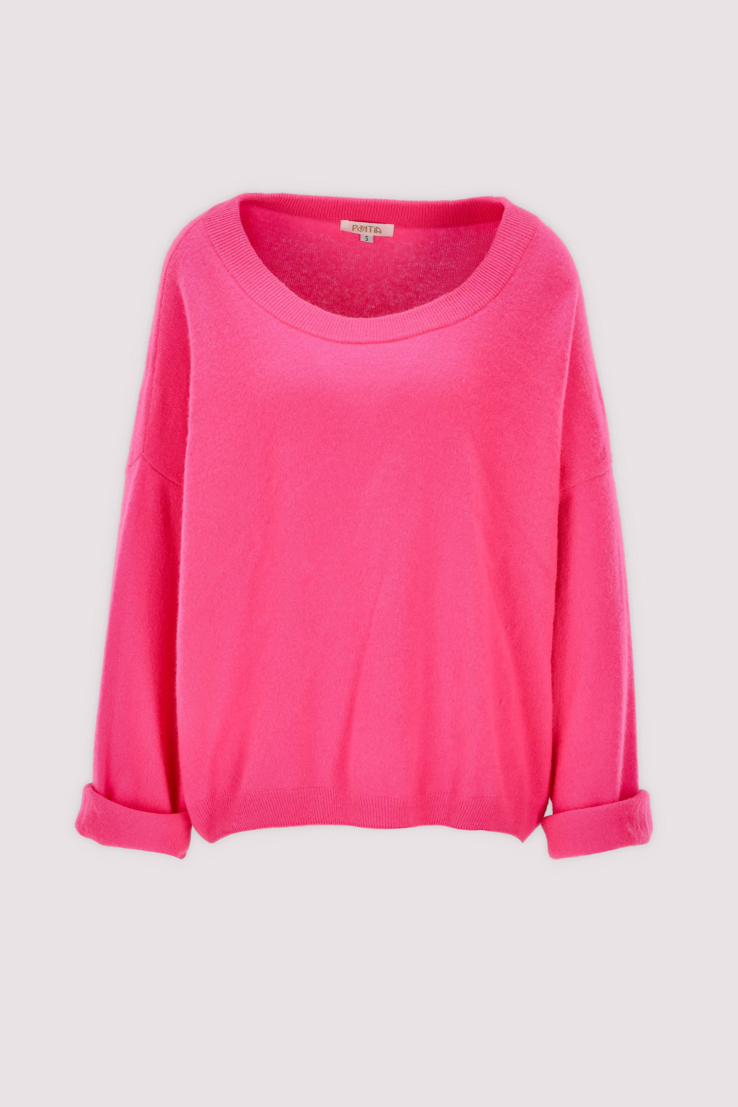 Pontia Rundhalspullover in Pink