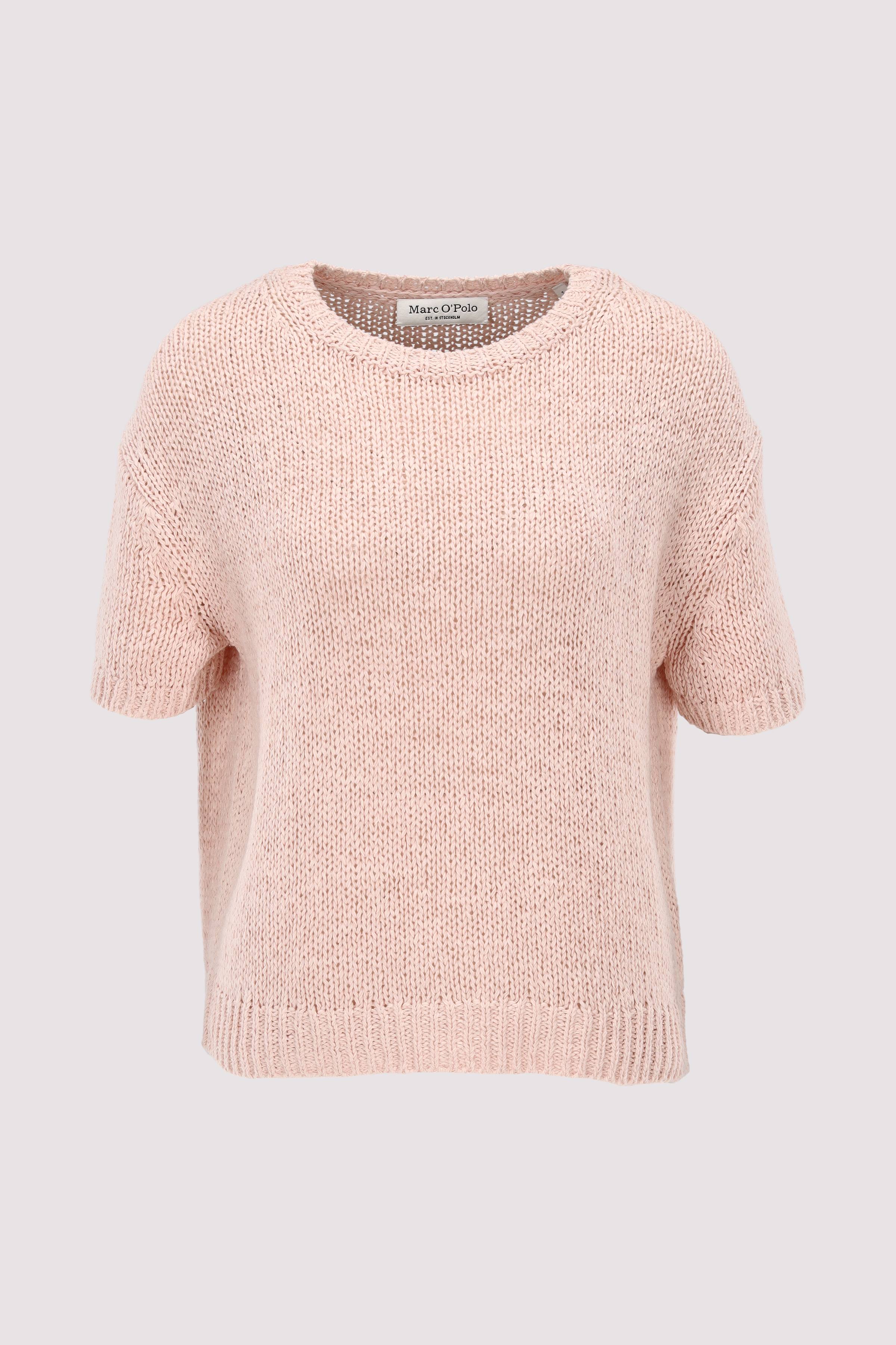 Pullover, short sleeve, roundn | Dry rose | L | 7325868565465
