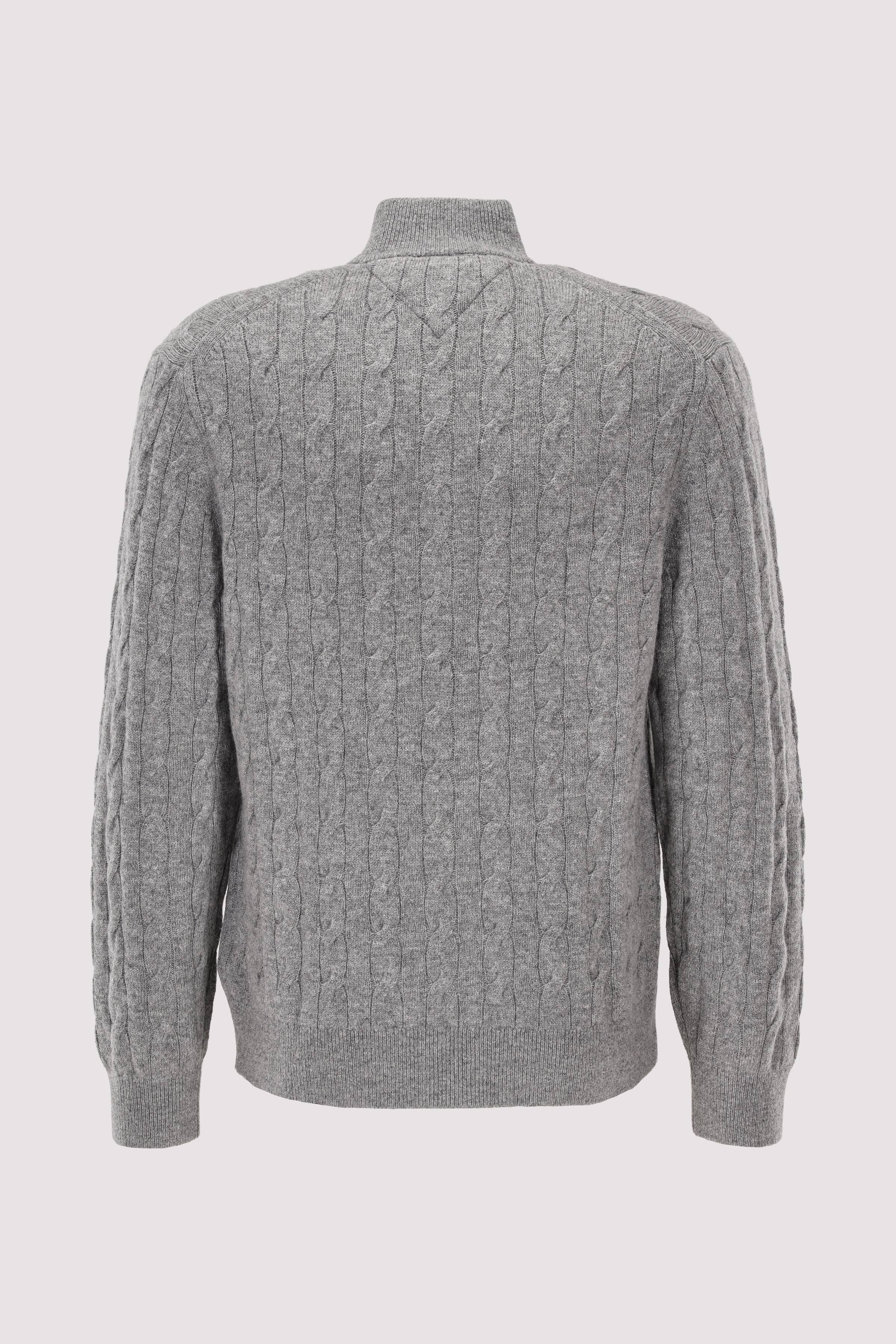 Tommy Hilfiger kurze Strickjacke Grau