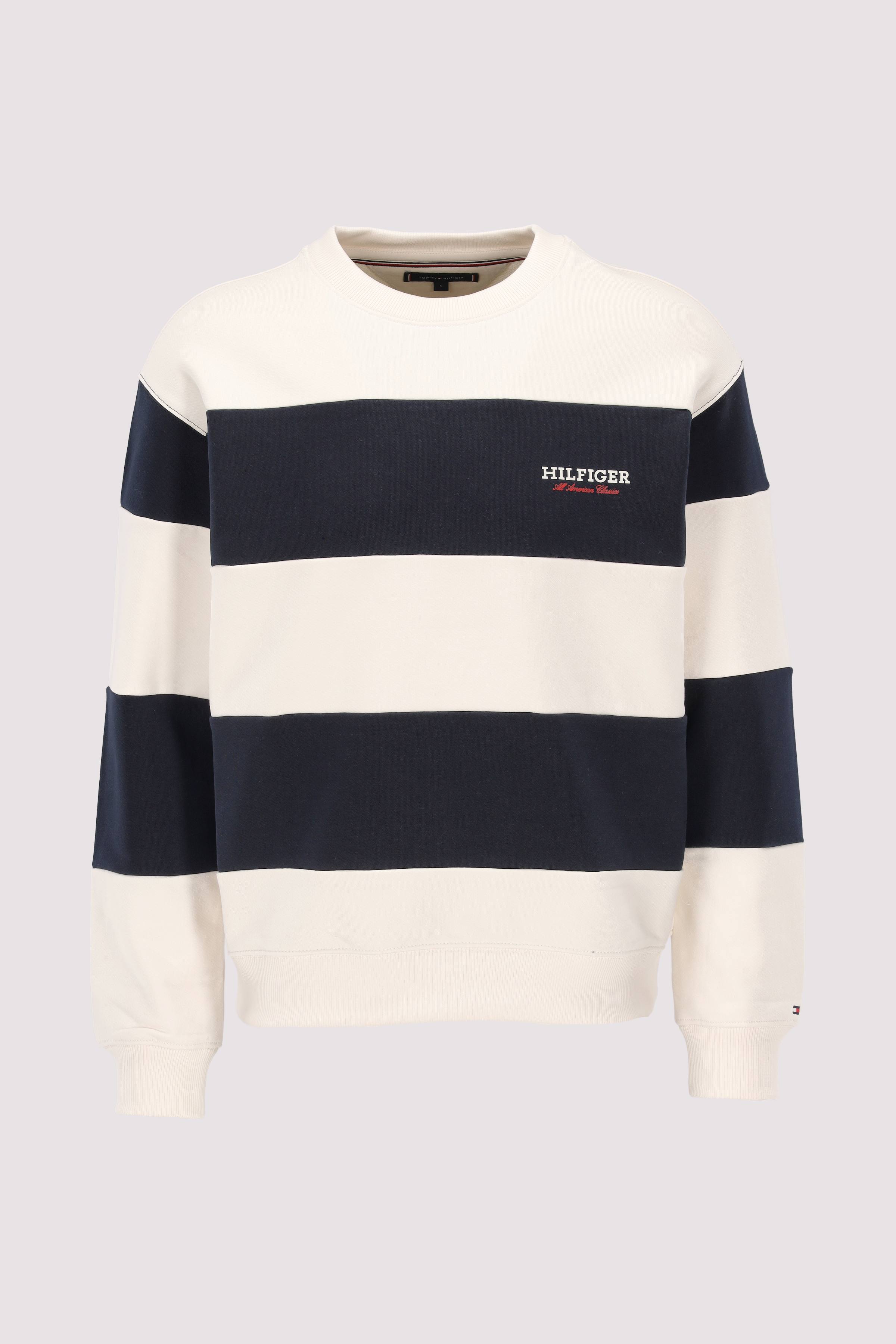 MONOTYPE STRIPE SWEATSHIRT
