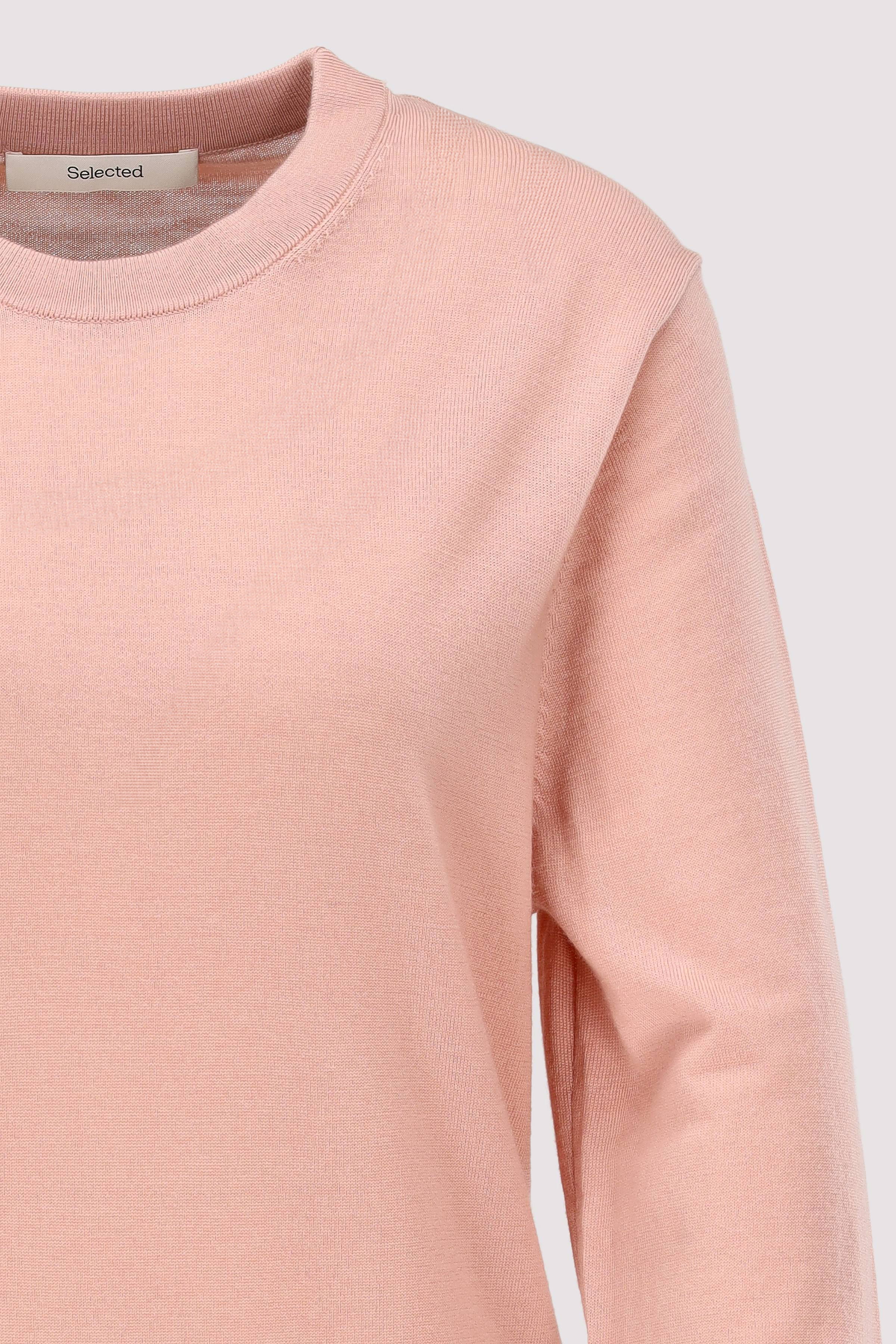 Selected - SLHTRAY LS KNIT MERINO CREW NE