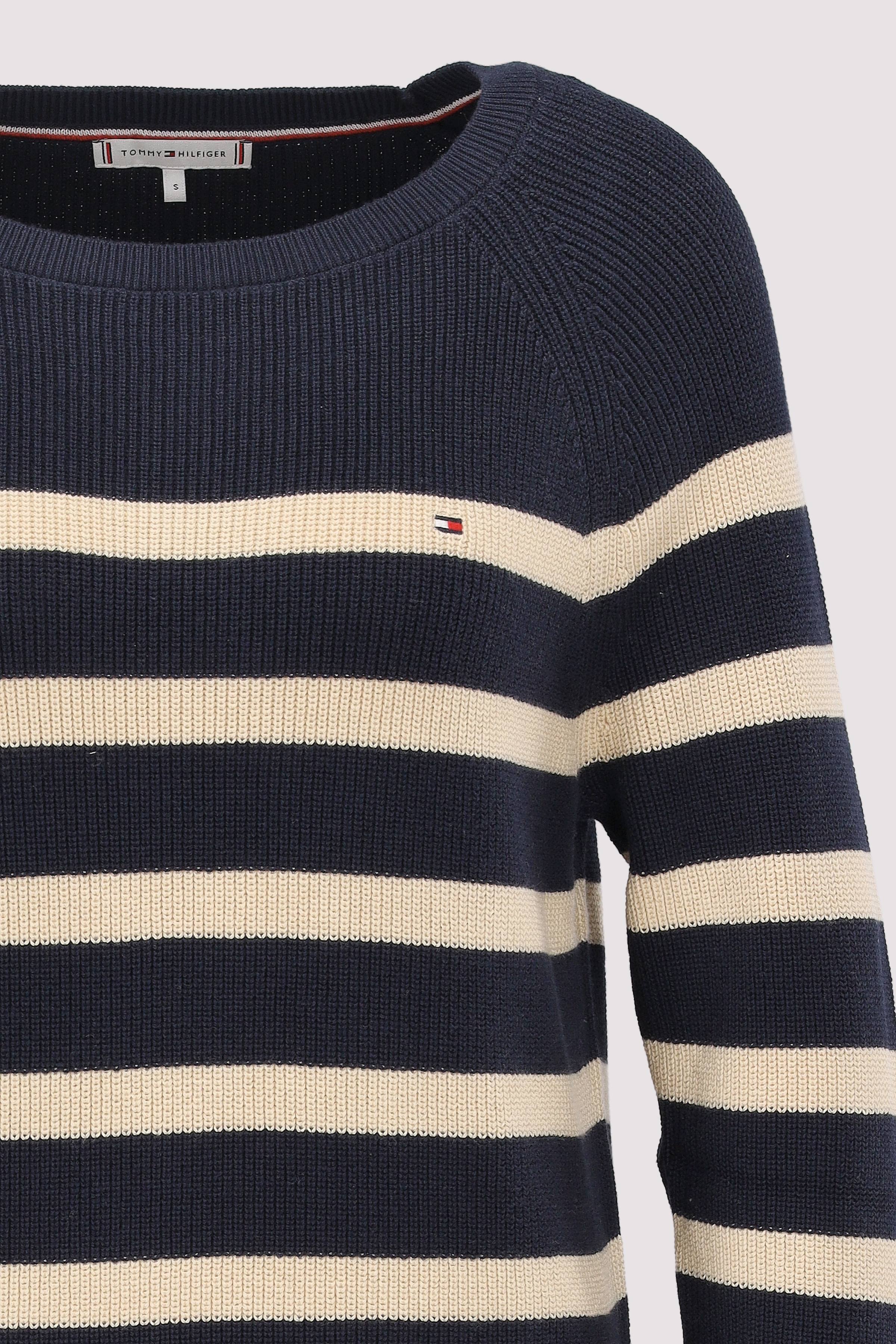 Tommy Hilfiger - CO CARDI FINE GG LS BOAT-NK SW
