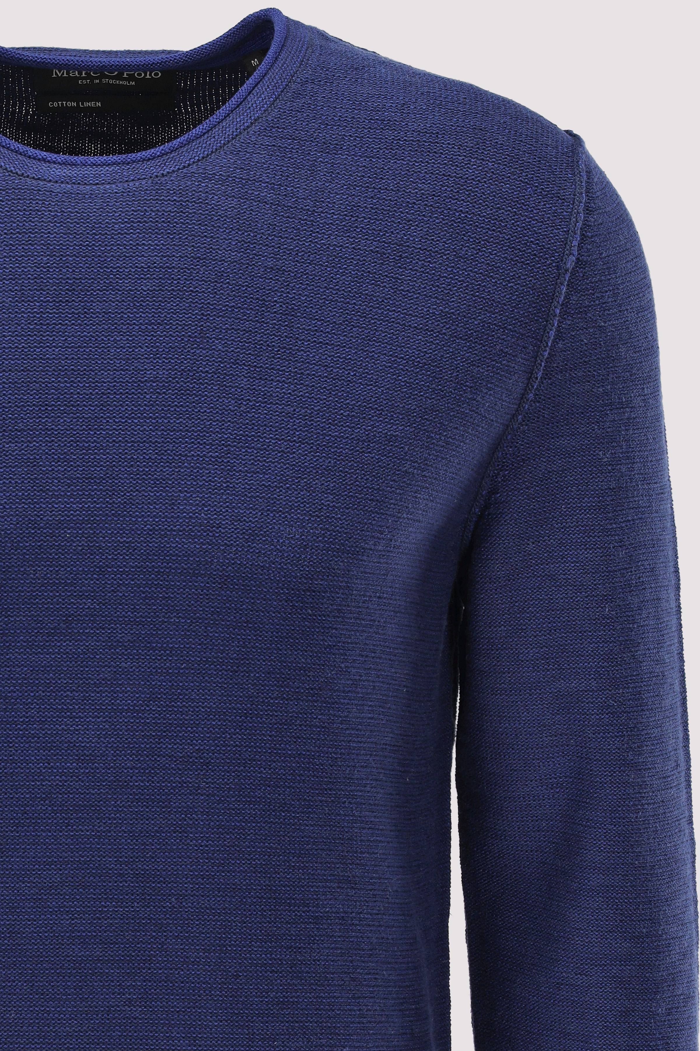 Marc O´Polo International - Crewneck, cotton linen, fine l Marc O´Polo International - Crewneck, cotton linen, fine l
