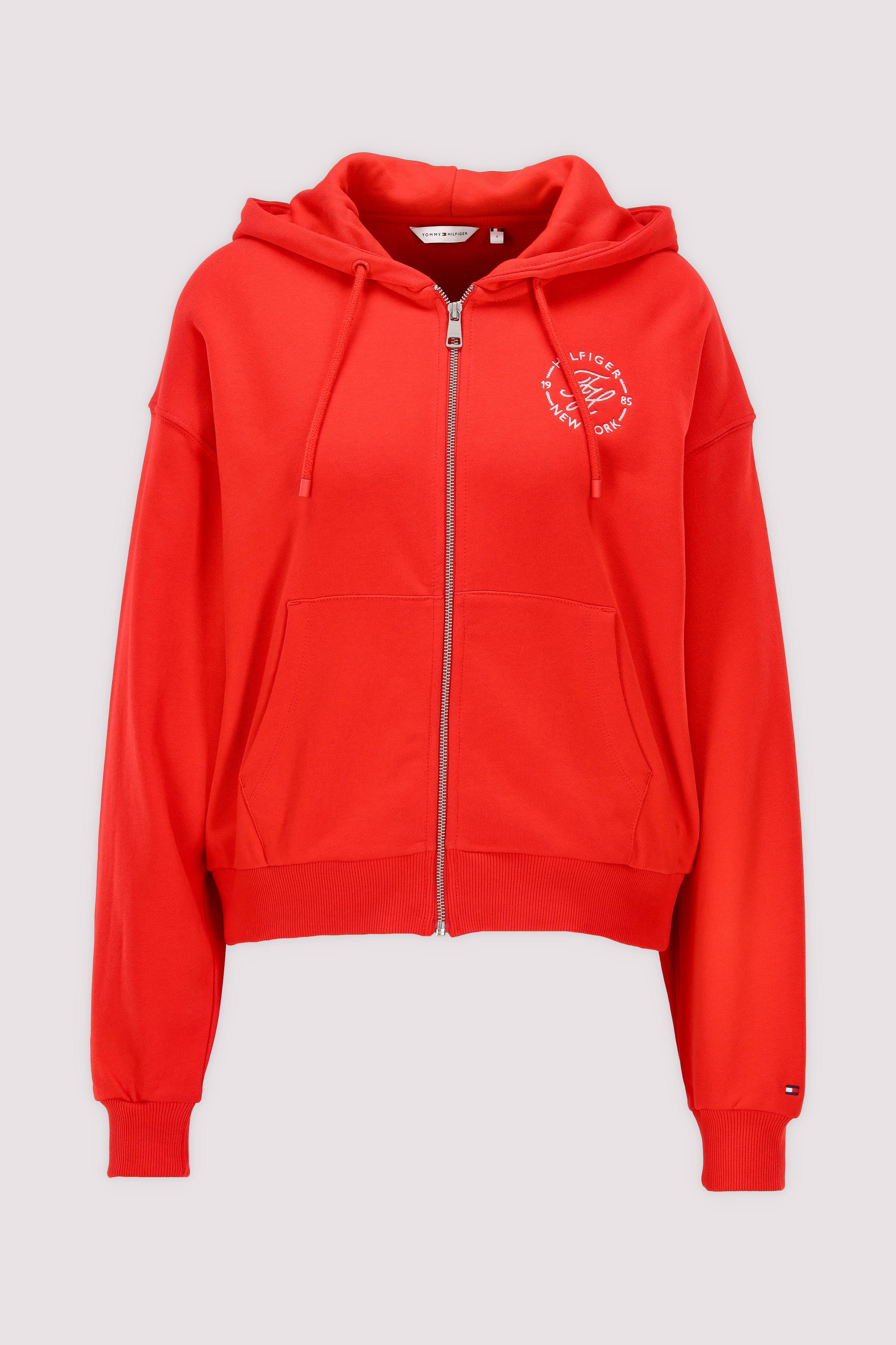 Tommy Hilfiger Sweatjacke in Rot