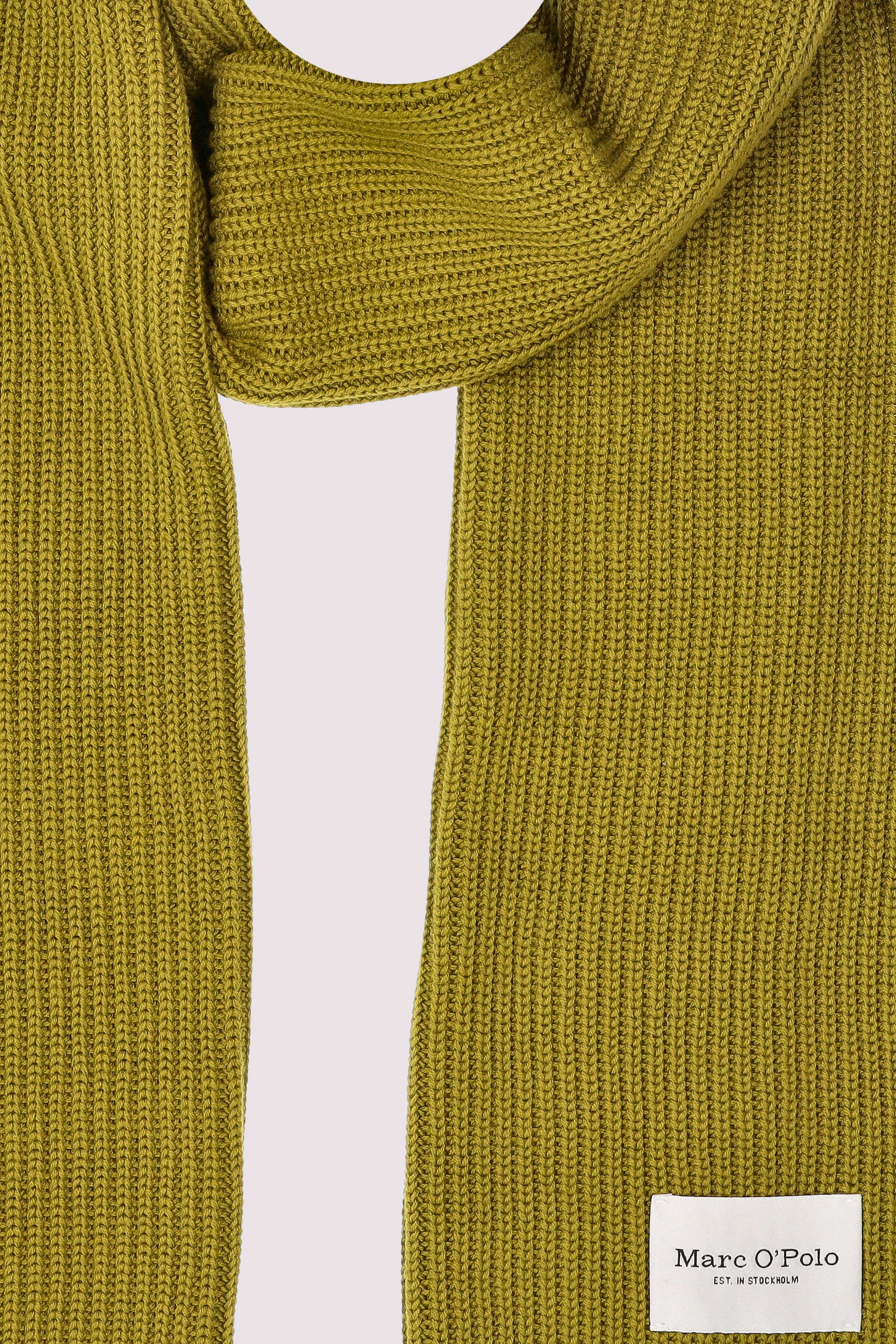 Scarf, knitted, half cardigan 