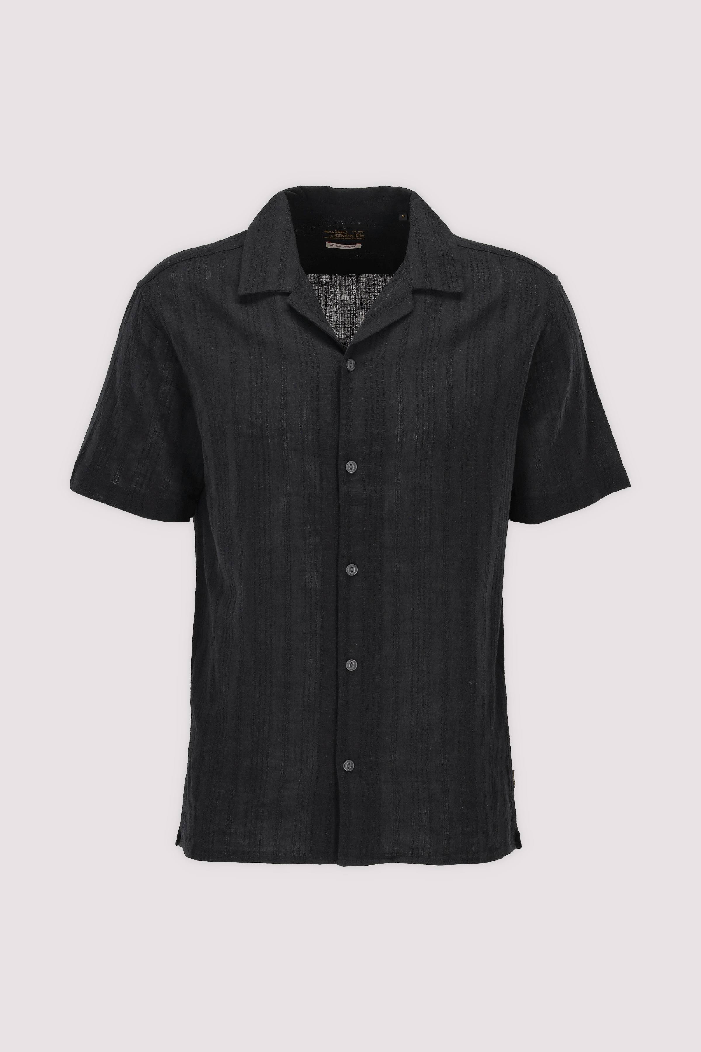 Jack und Jones Hemd schwarz Fit