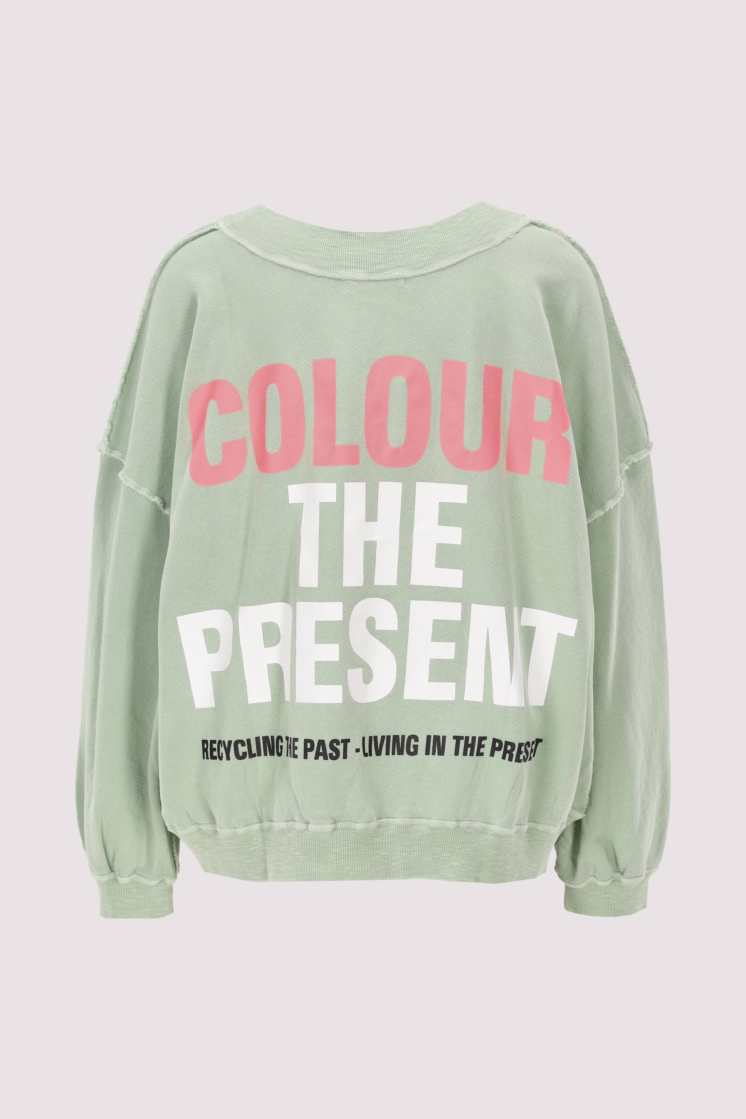 Green ash Sweatshirt aus Bio-Baumwolle