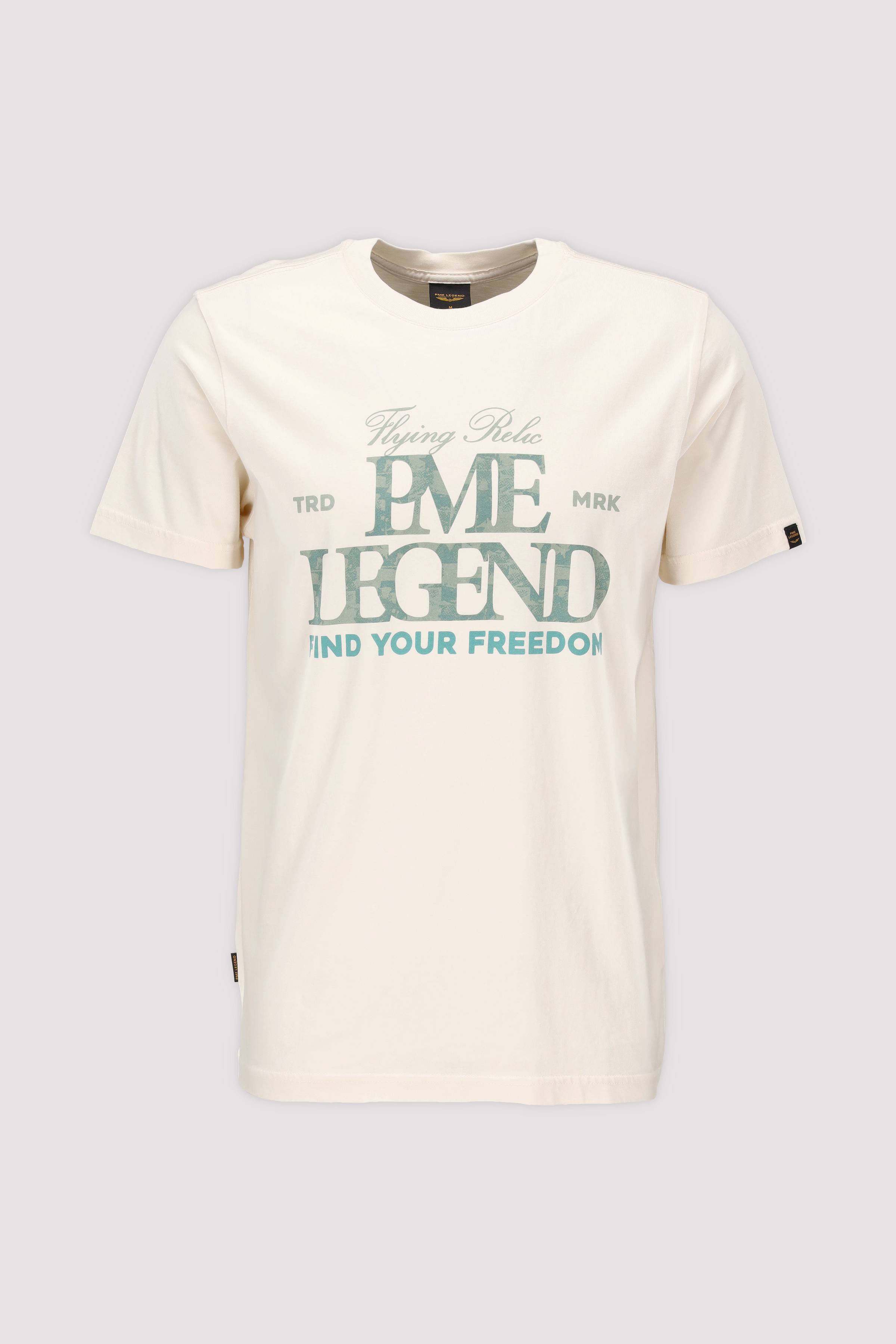 PME Legend T-Shirt Weiß Baumwolle