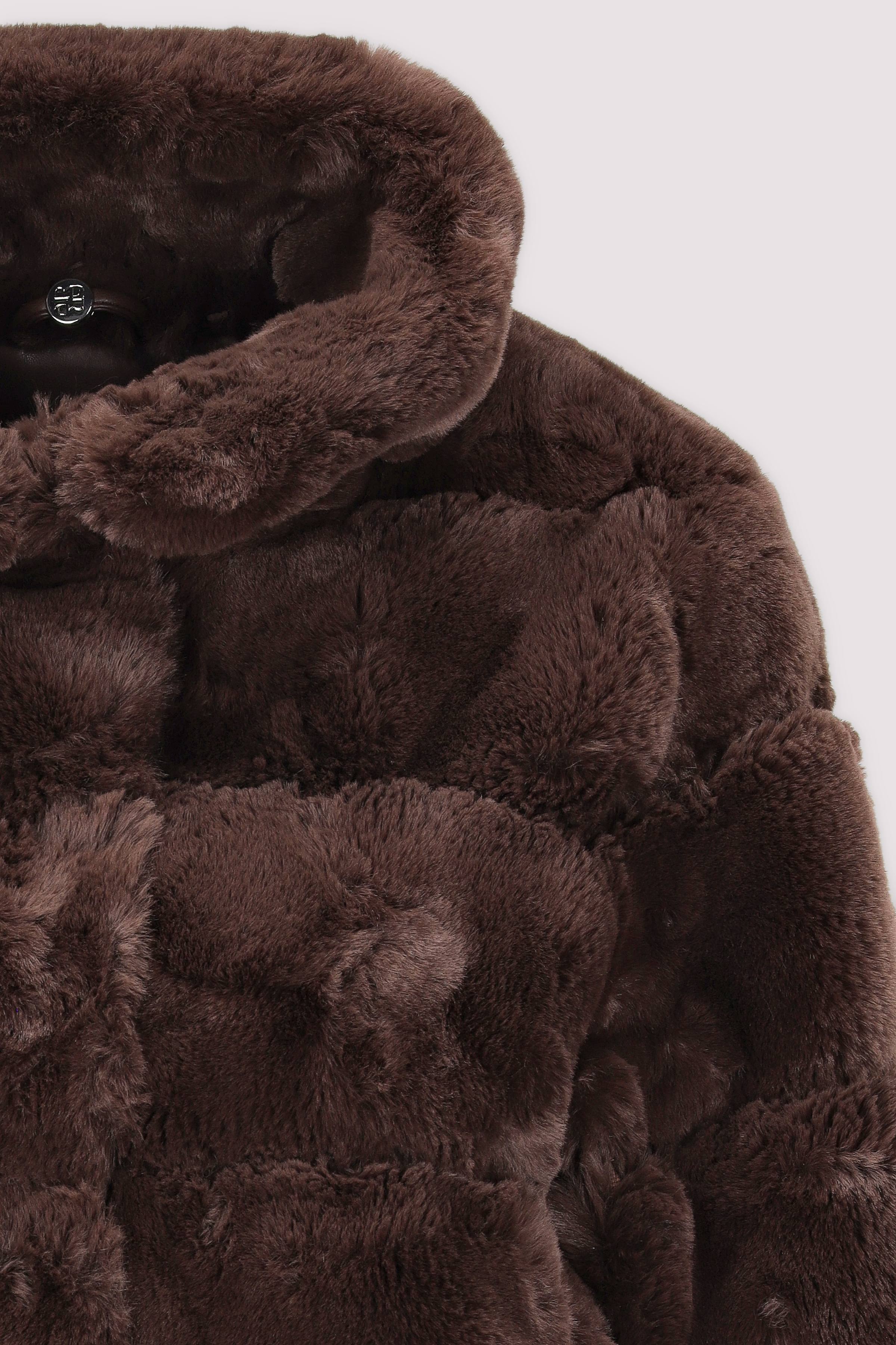 Rino and Pelle - Rino Pelle Kunstfelljacke Coffee