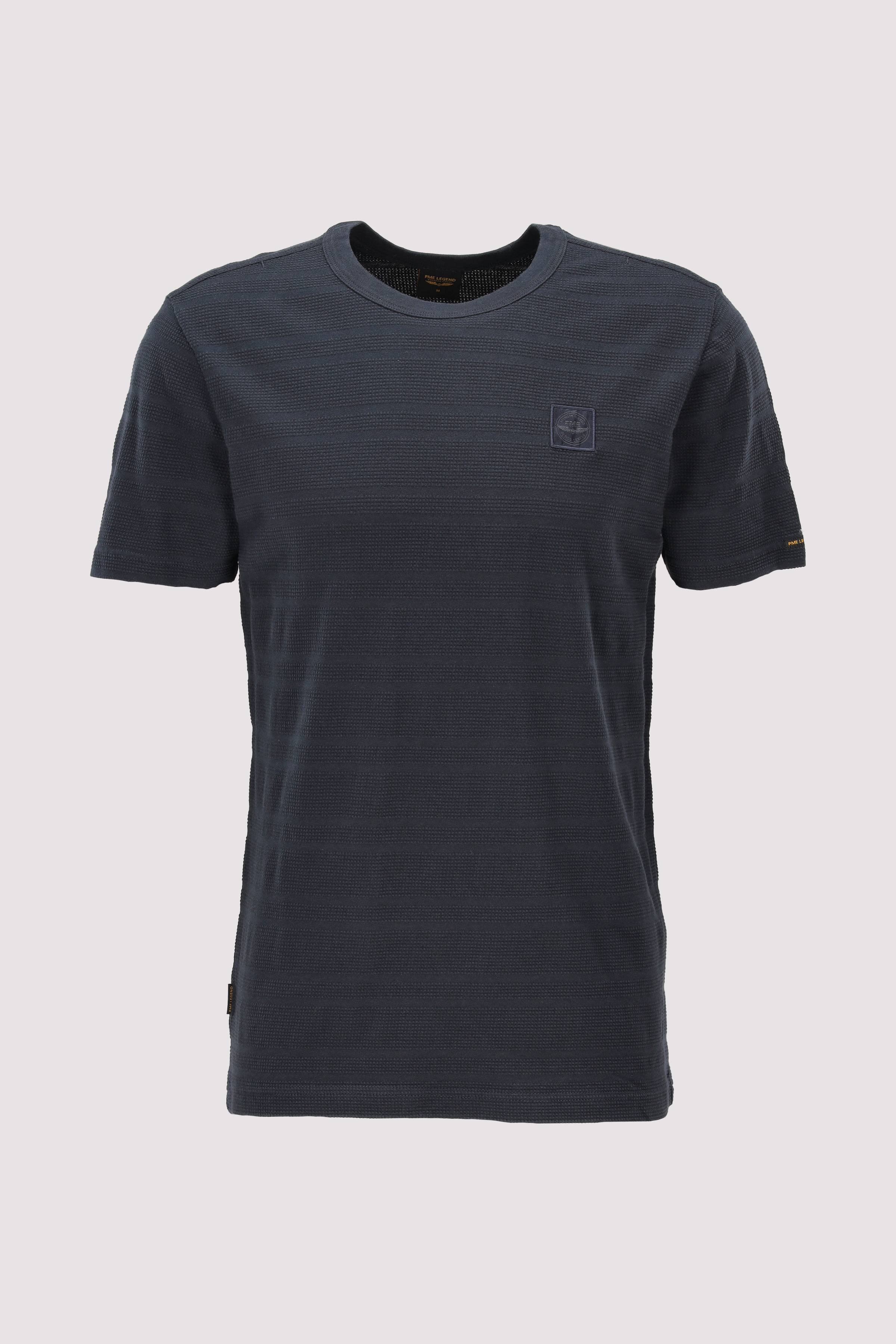 Short sleeve r-neck waffle jer