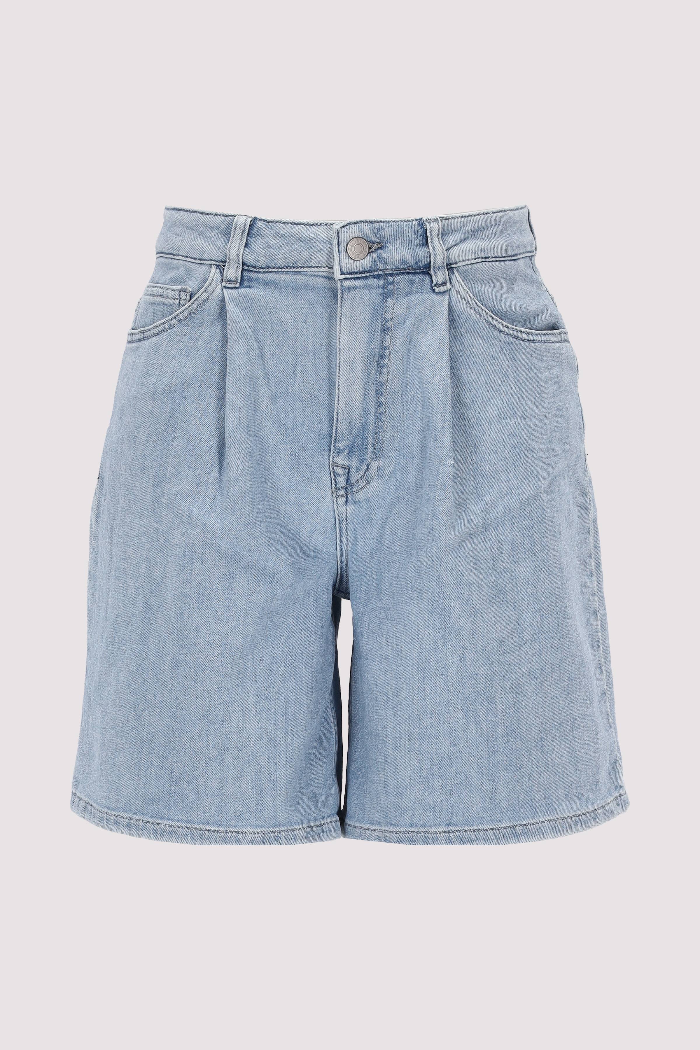 SLFANYA-GRY HW PLEAT DENIM SHO