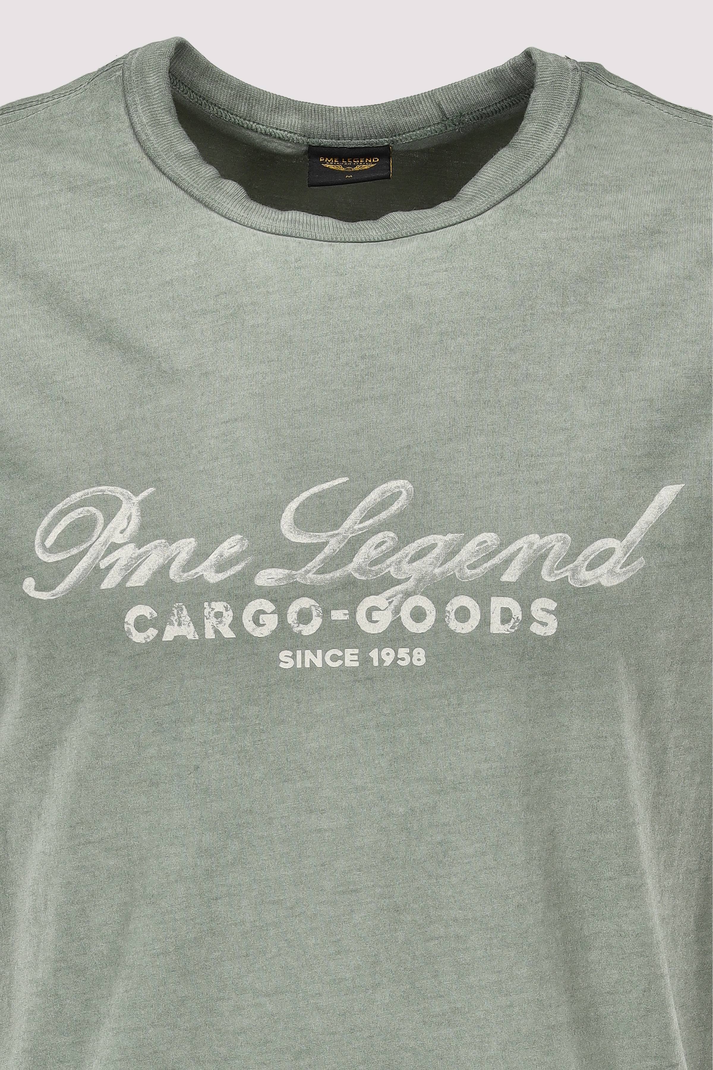 PME Legend - Kurzarm-T-Shirt 100% Baumwolle Grün