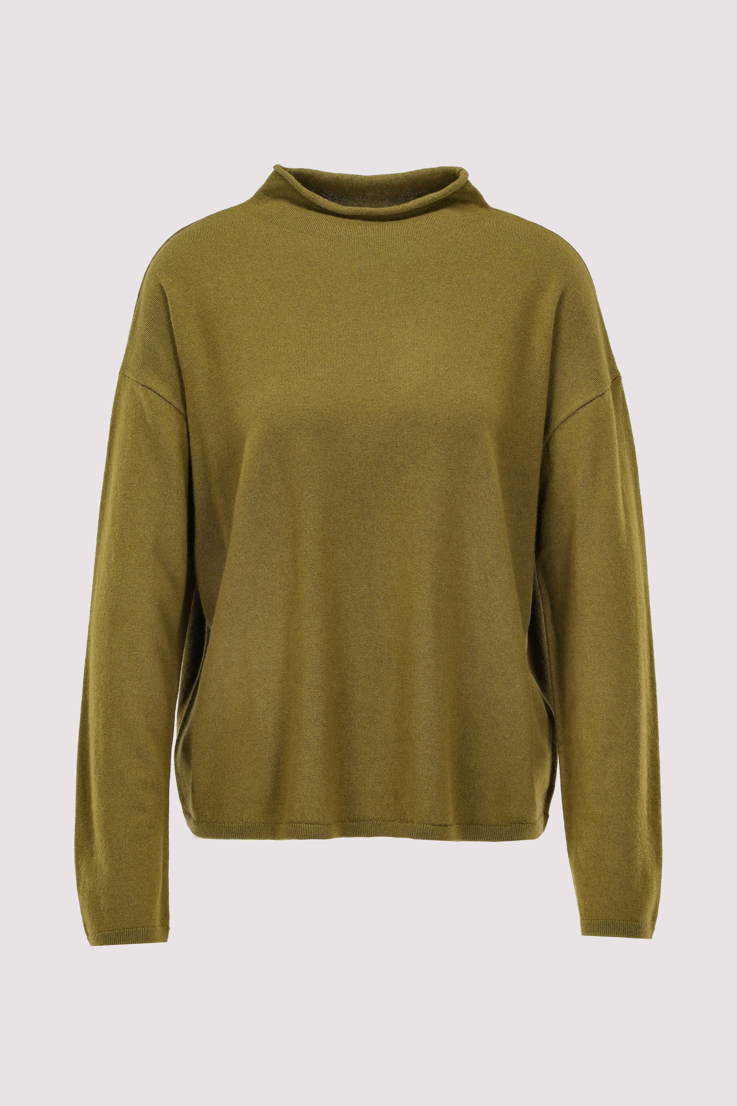 Pullover, longsleeve, stand-up