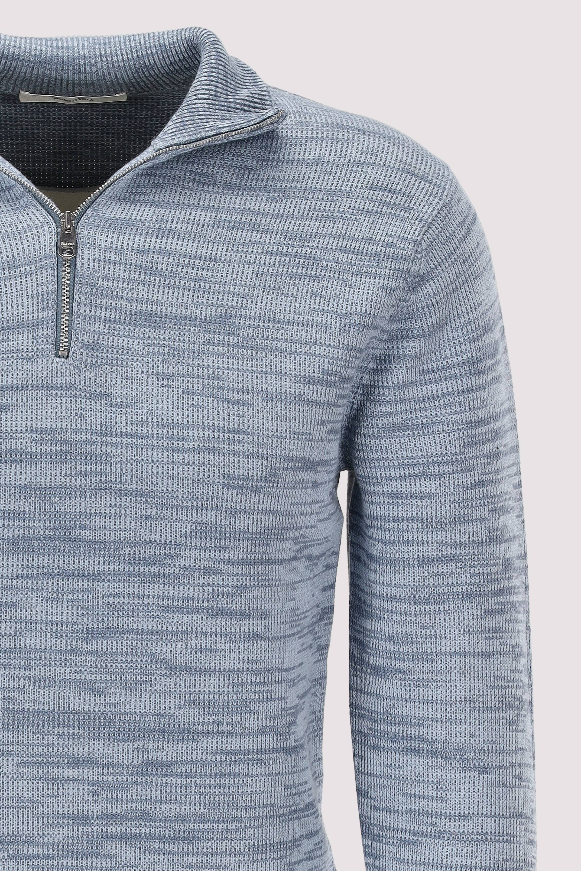 Selected - SLHDANE LS KNIT STRUCTURE HALF