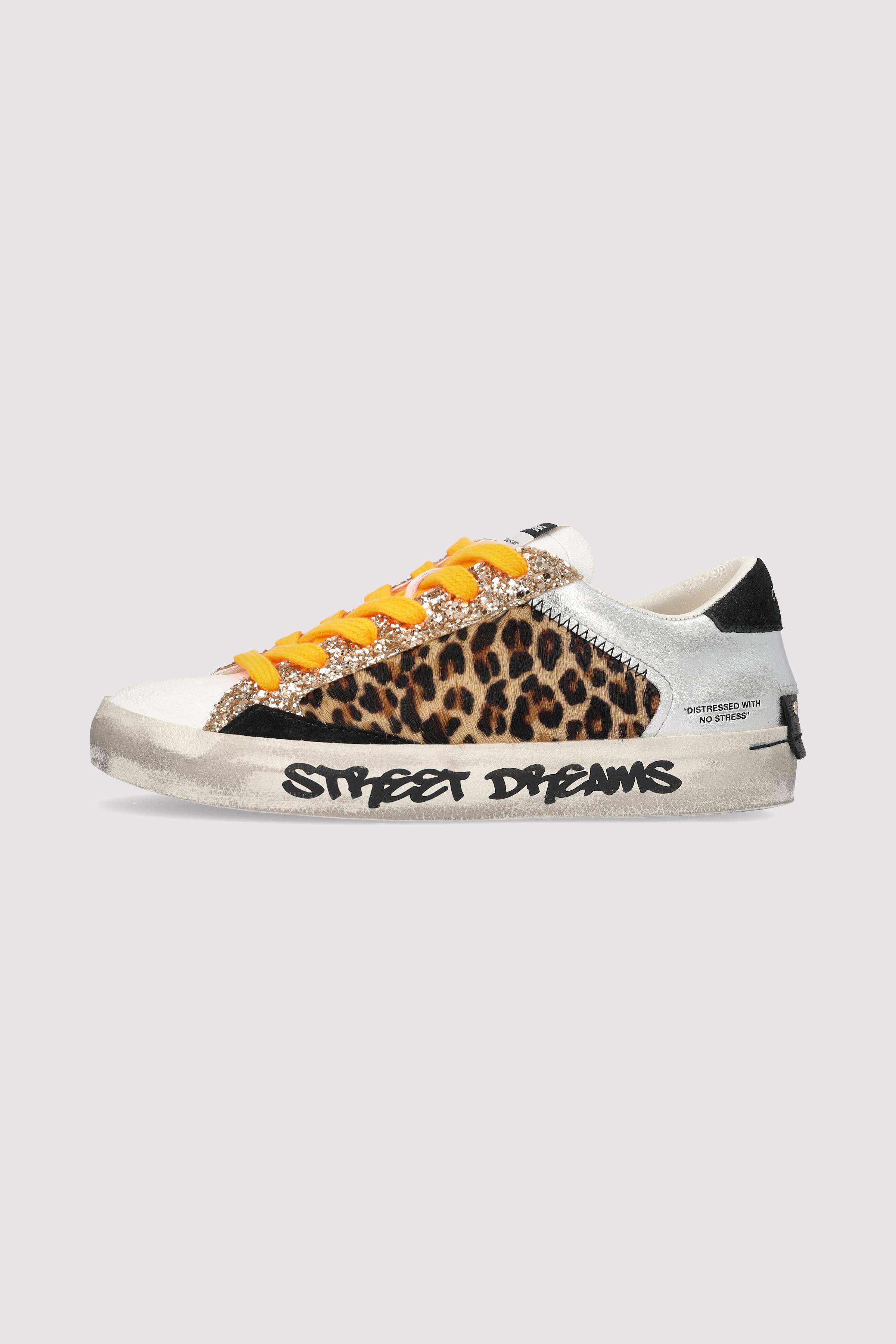 Crime London Damen Sneaker Low-Top Bunt