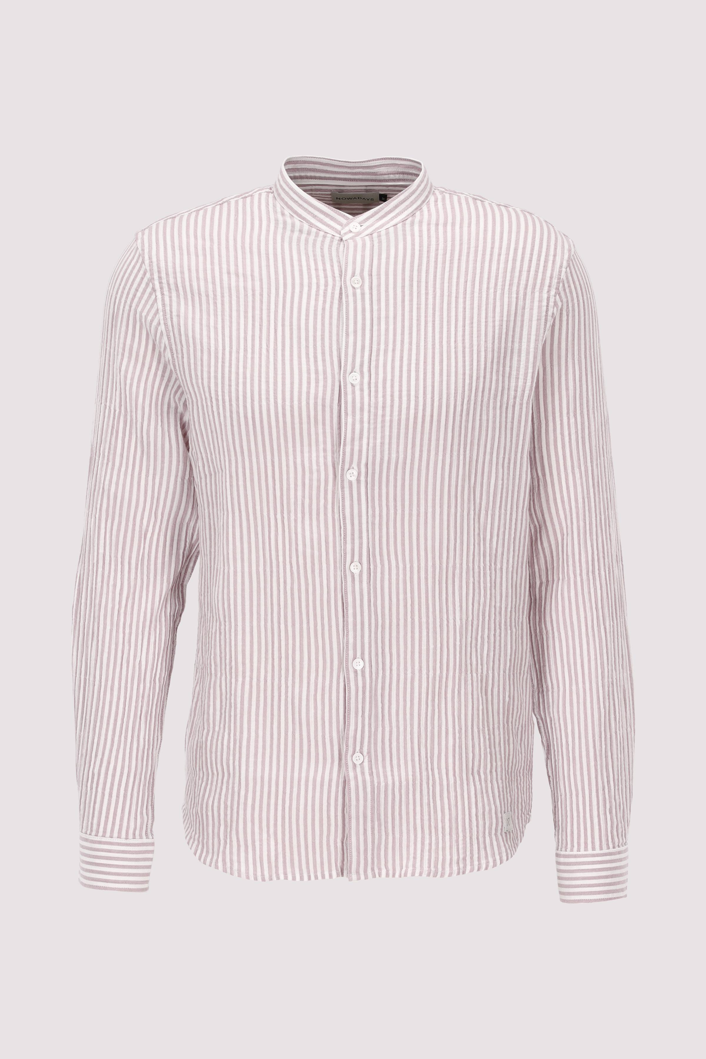 NOWADAYS - crinkle stripe shirt NOWADAYS - crinkle stripe shirt
