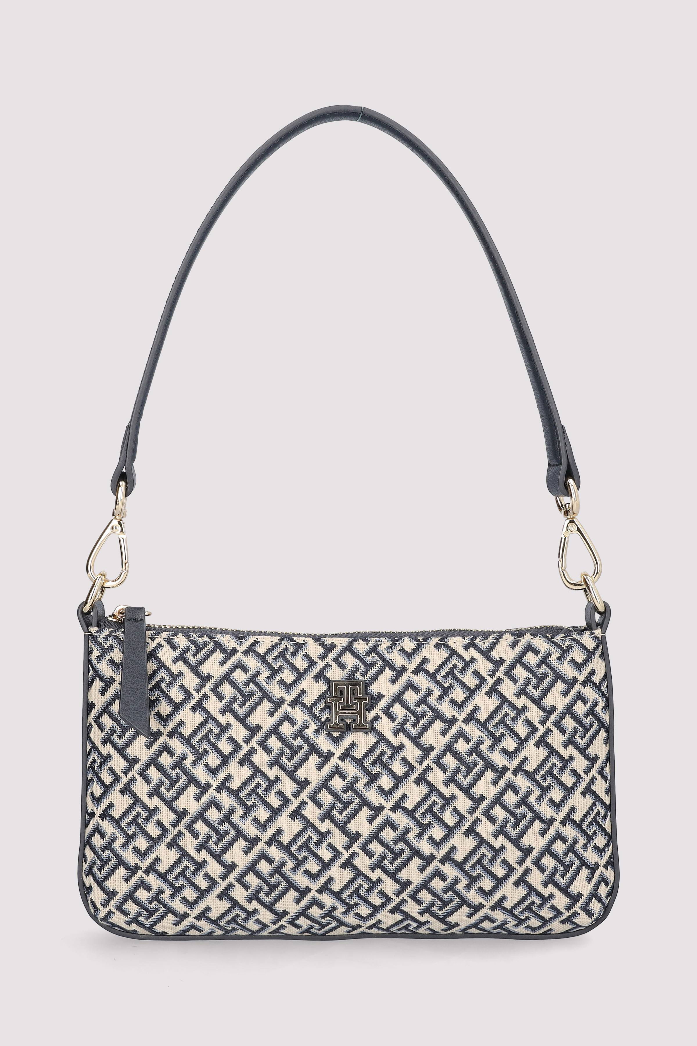 TH JACQUARD SHOULDER POUCH
