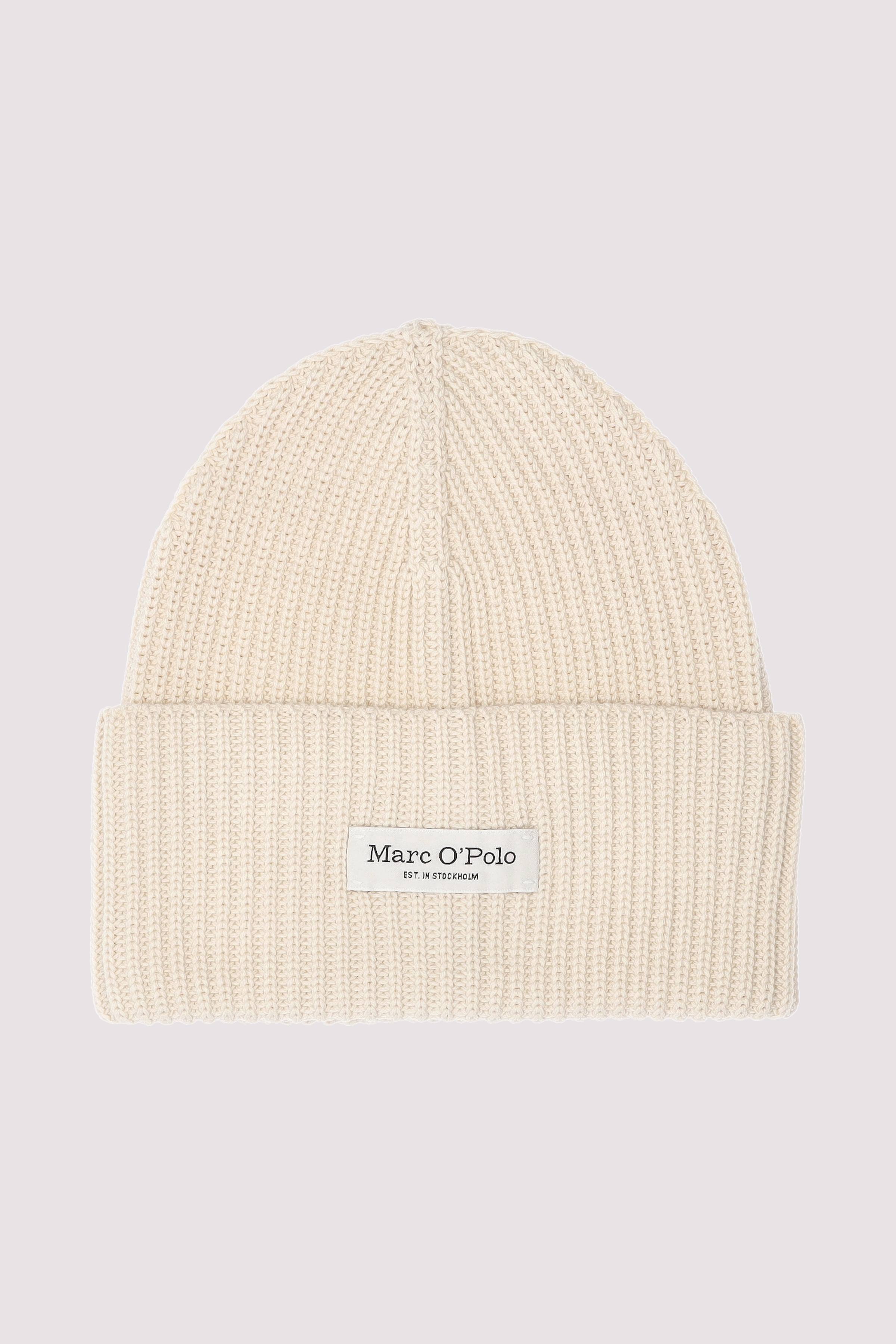 Beanie, knitted, fold-up, stru