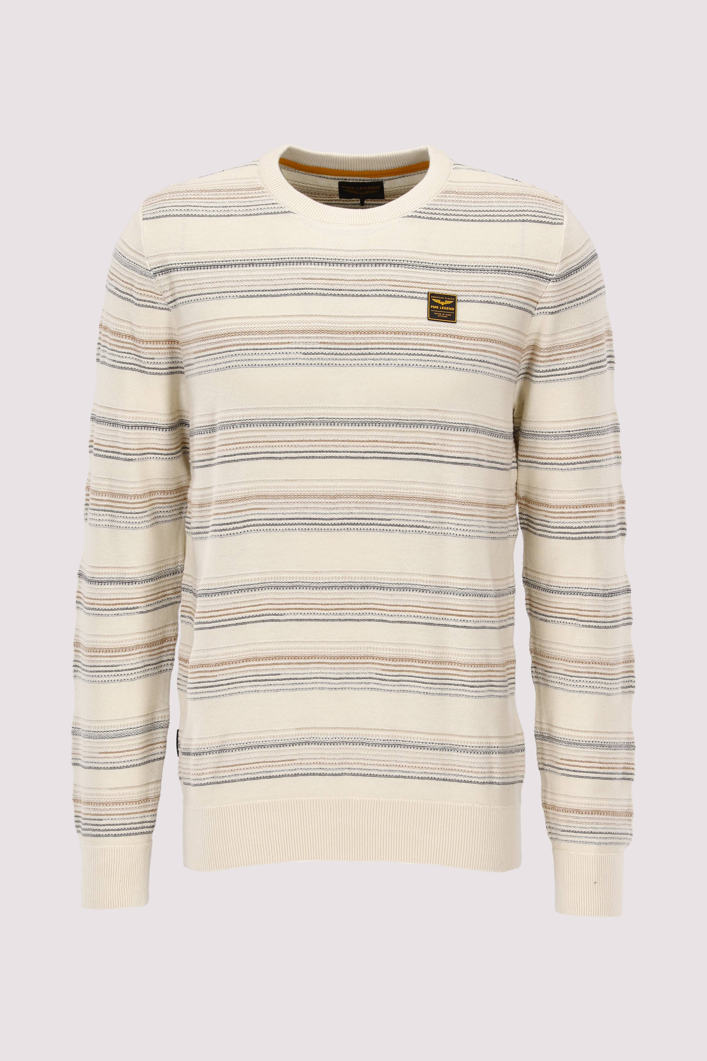 R-neck structured stripe