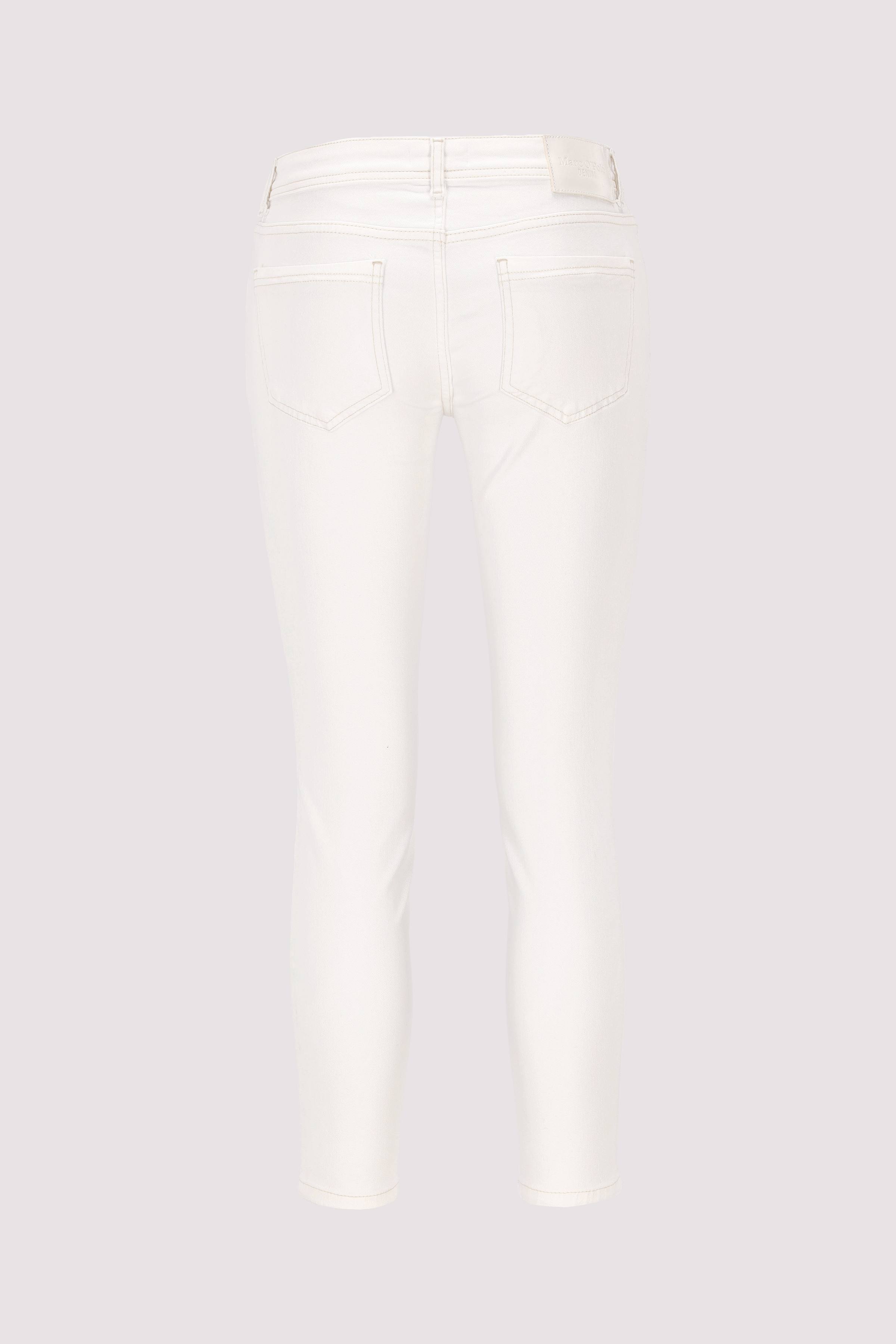 Denim Trousers, Mid Waist, Sli
