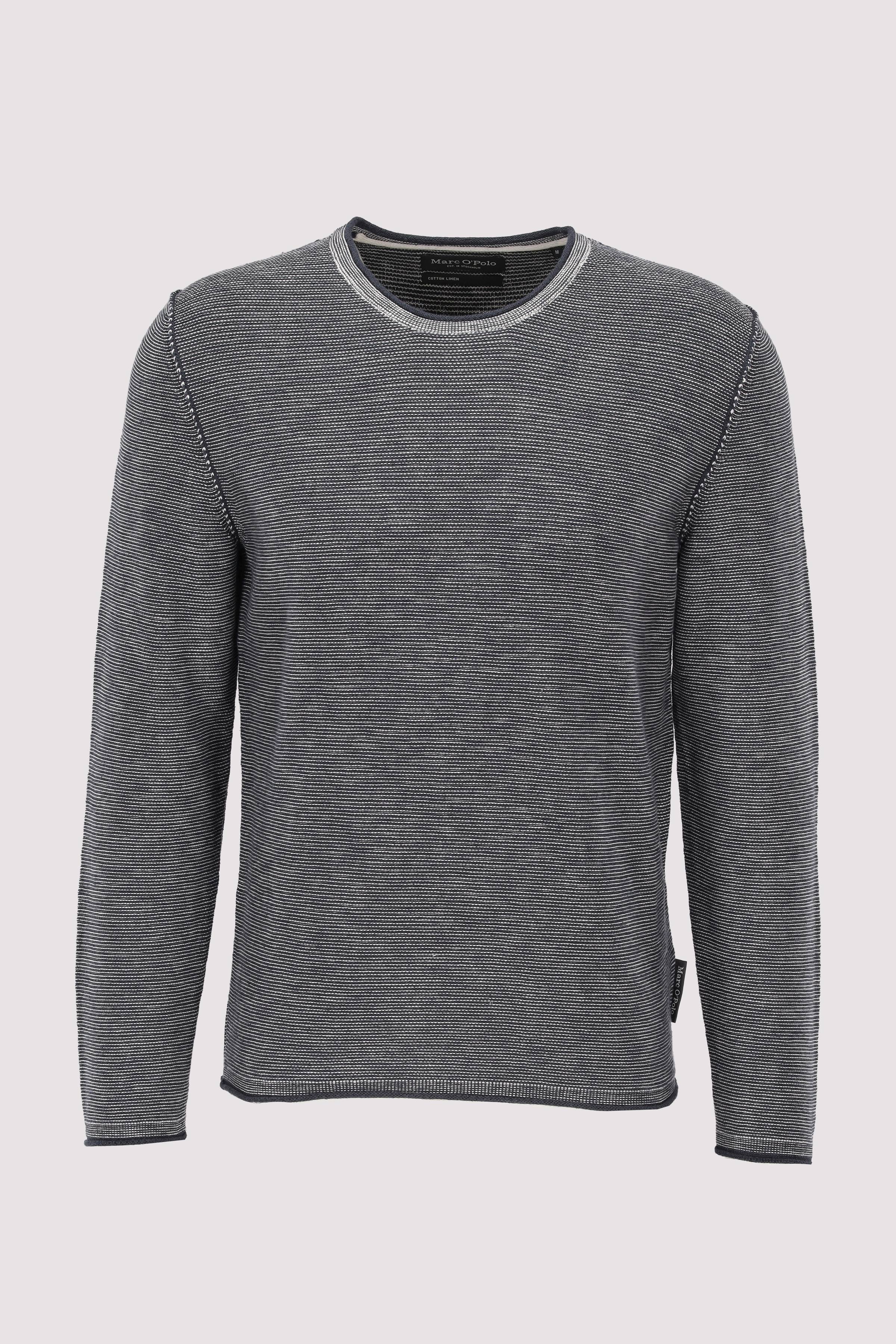 Crewneck, cotton linen, fine l
