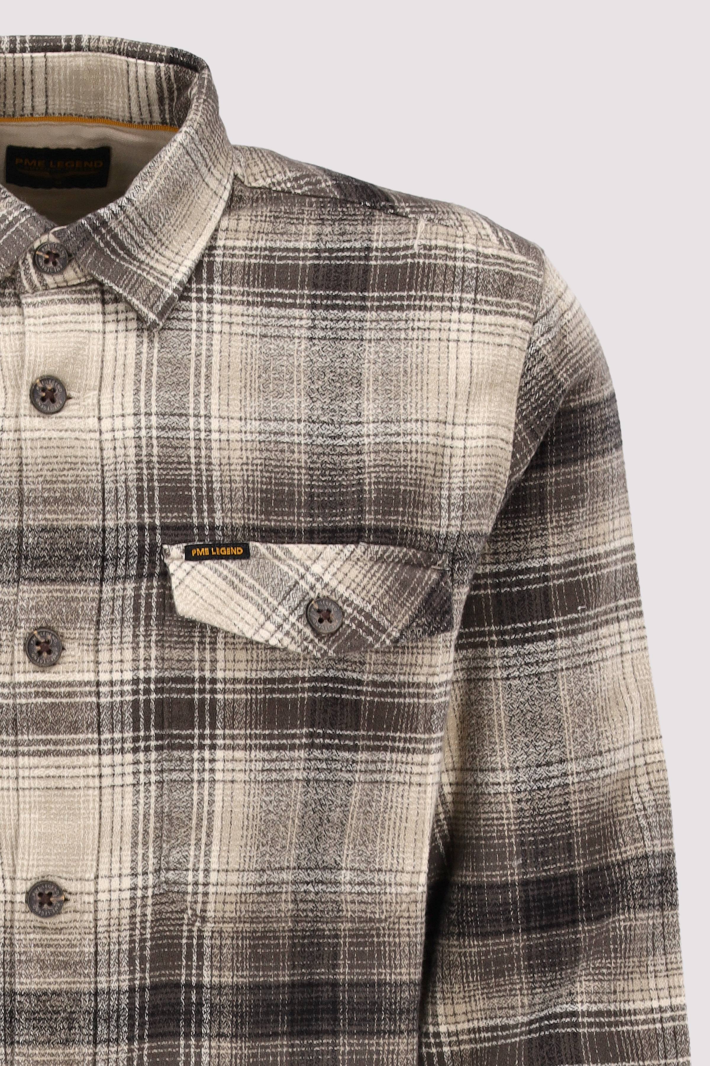 PME Legend - LONG SLEEVE SHIRT Brushed Grin
