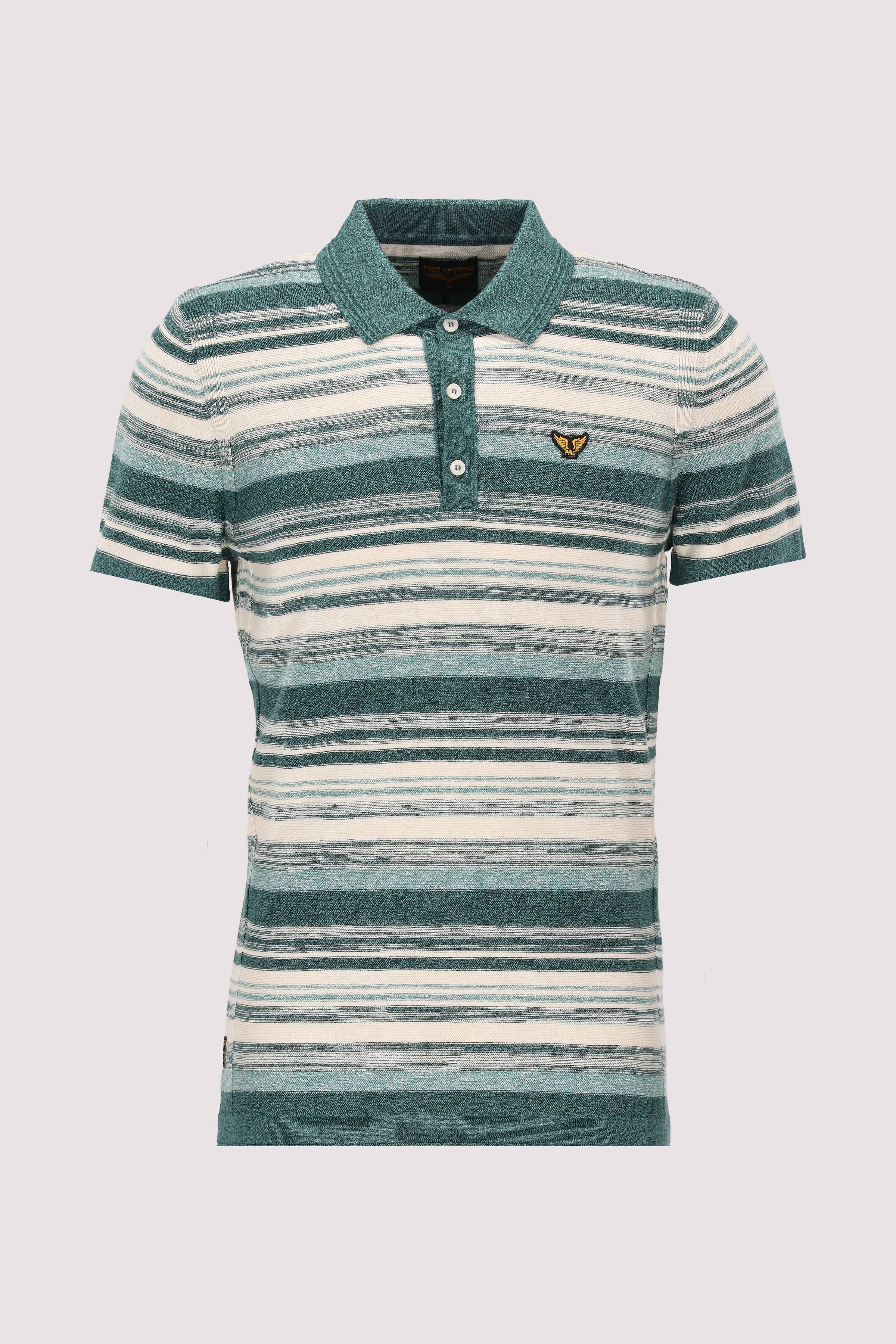 Short sleeve polo cotton slub 