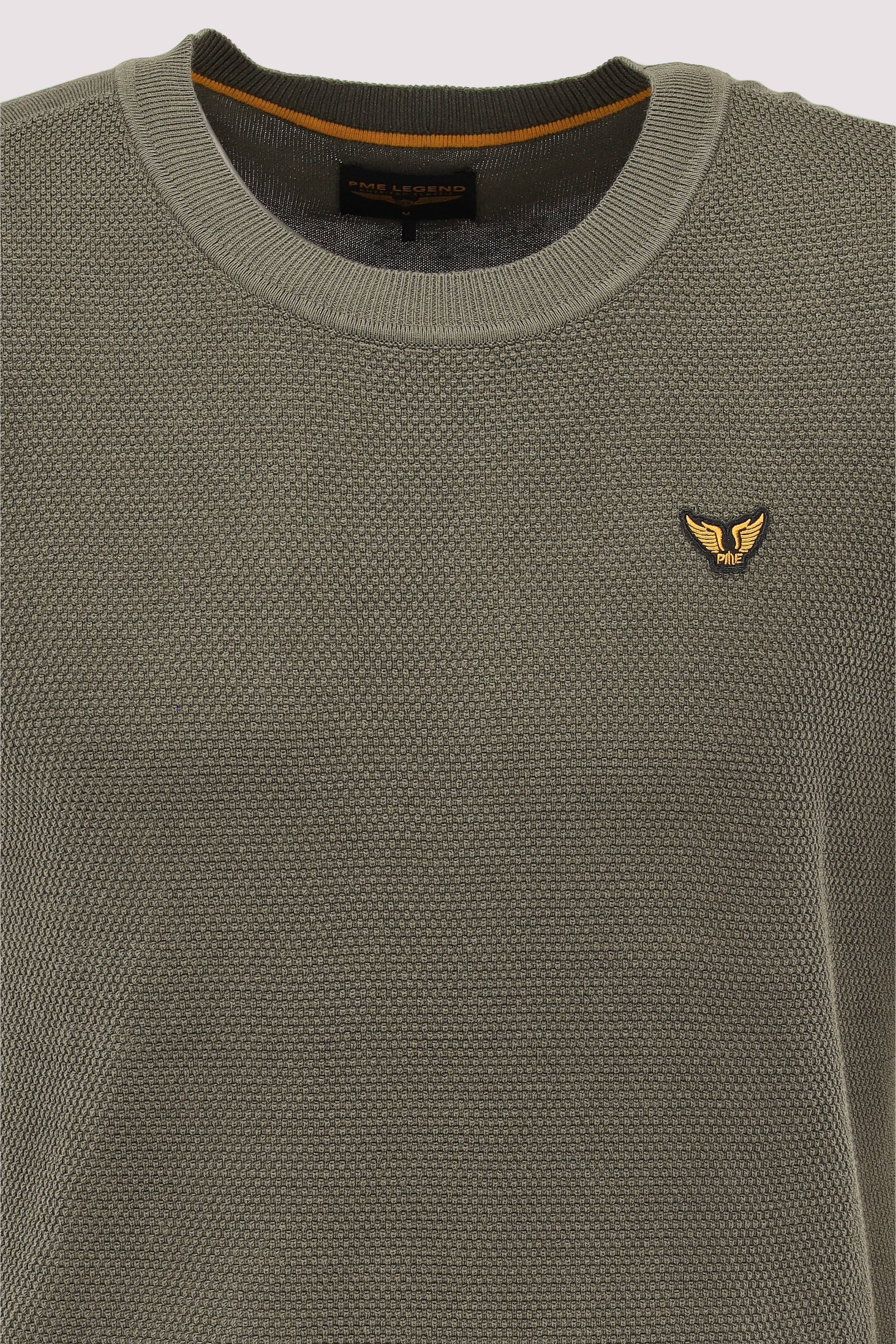 PME Legend - T-shirt collar cotton modal