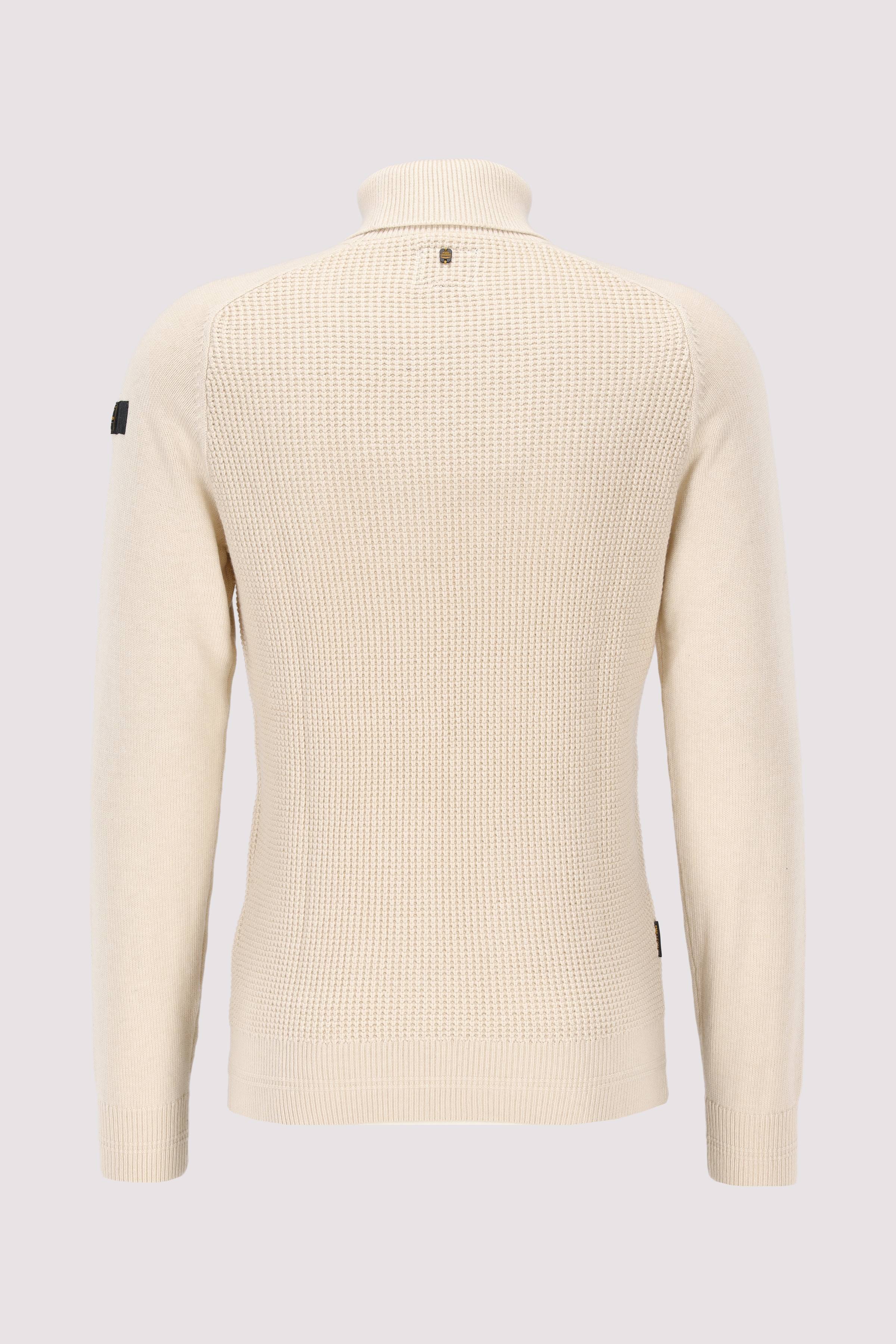 Roll neck cotton blend